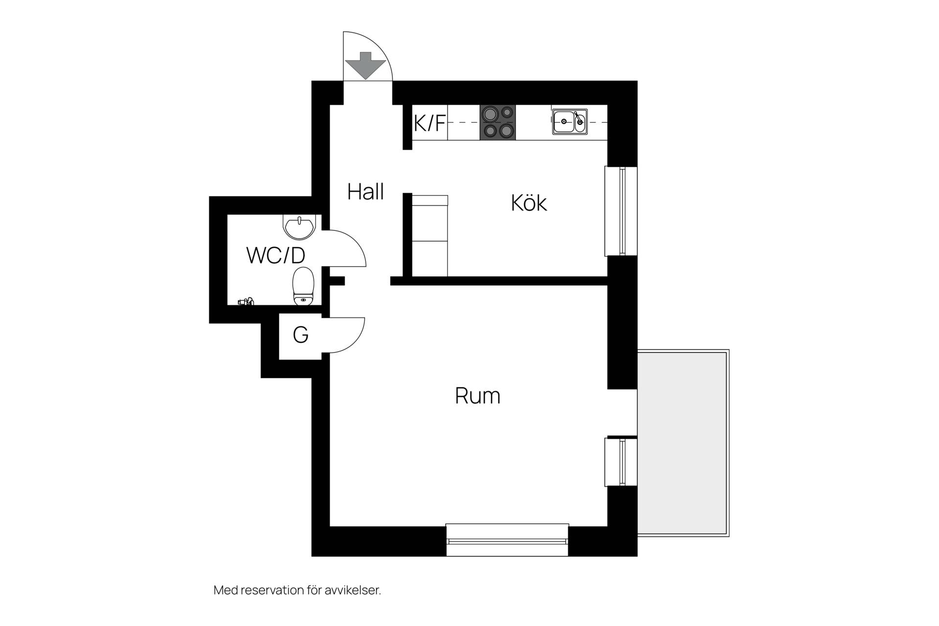 1 rum Lägenhet på Schantzgatan 4 Centralt / Norr Örebro kommun - bild 18