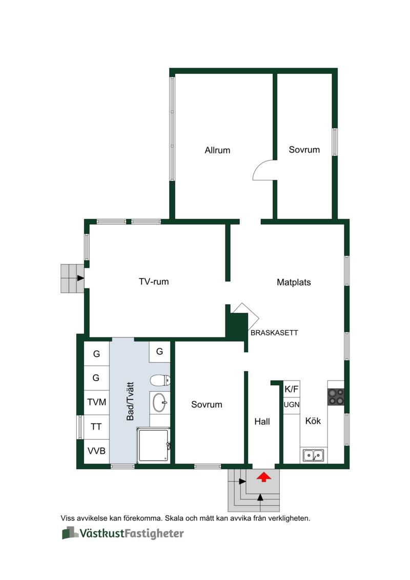 4 rum Villa på Saltörsvägen 33 Vejbystrand - Stora Hult Båstads kommun - bild 26