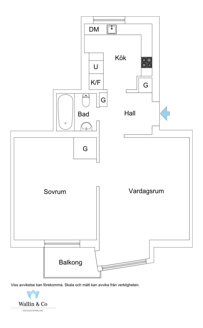 2 rum Lägenhet på Eknäsvägen 4 B Kungsholmen - Stora Essingen Stockholms kommun - bild 29
