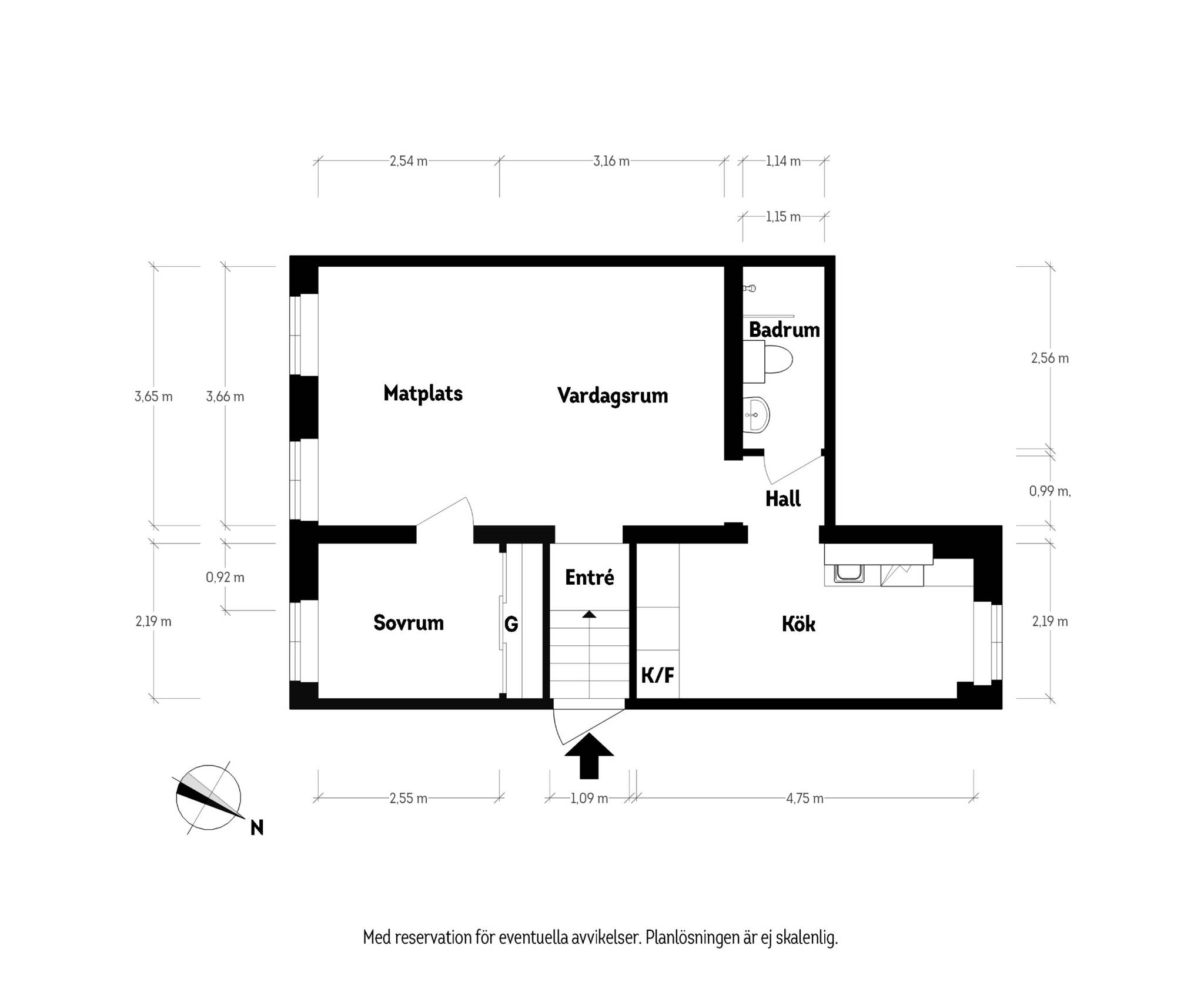 2 rum Lägenhet på Övre Djupedalsgatan 5 Linnéstaden Göteborgs kommun - bild 16