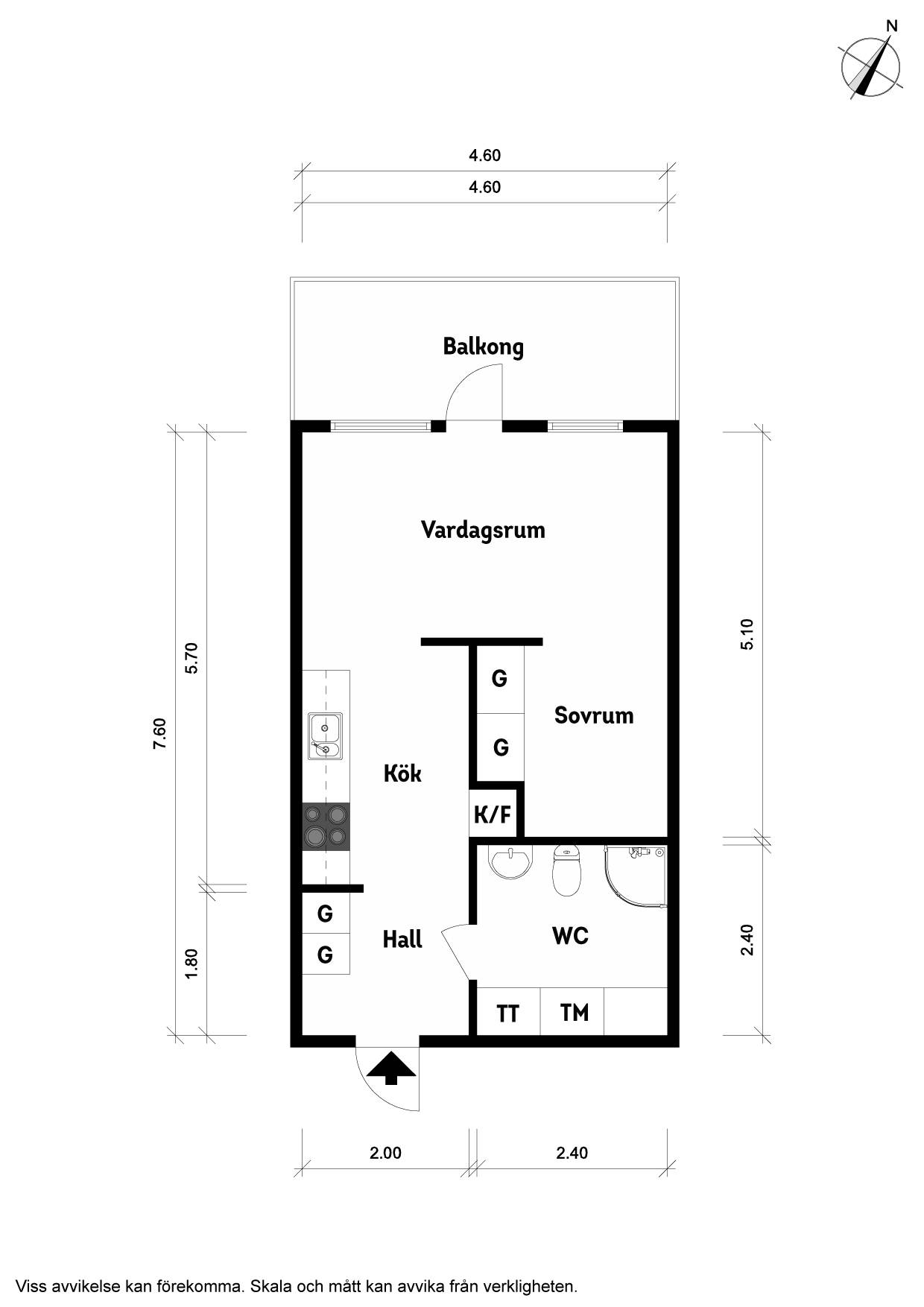 1.5 rum Lägenhet på Rustmästaregatan 15 Kviberg Göteborgs kommun - bild 20
