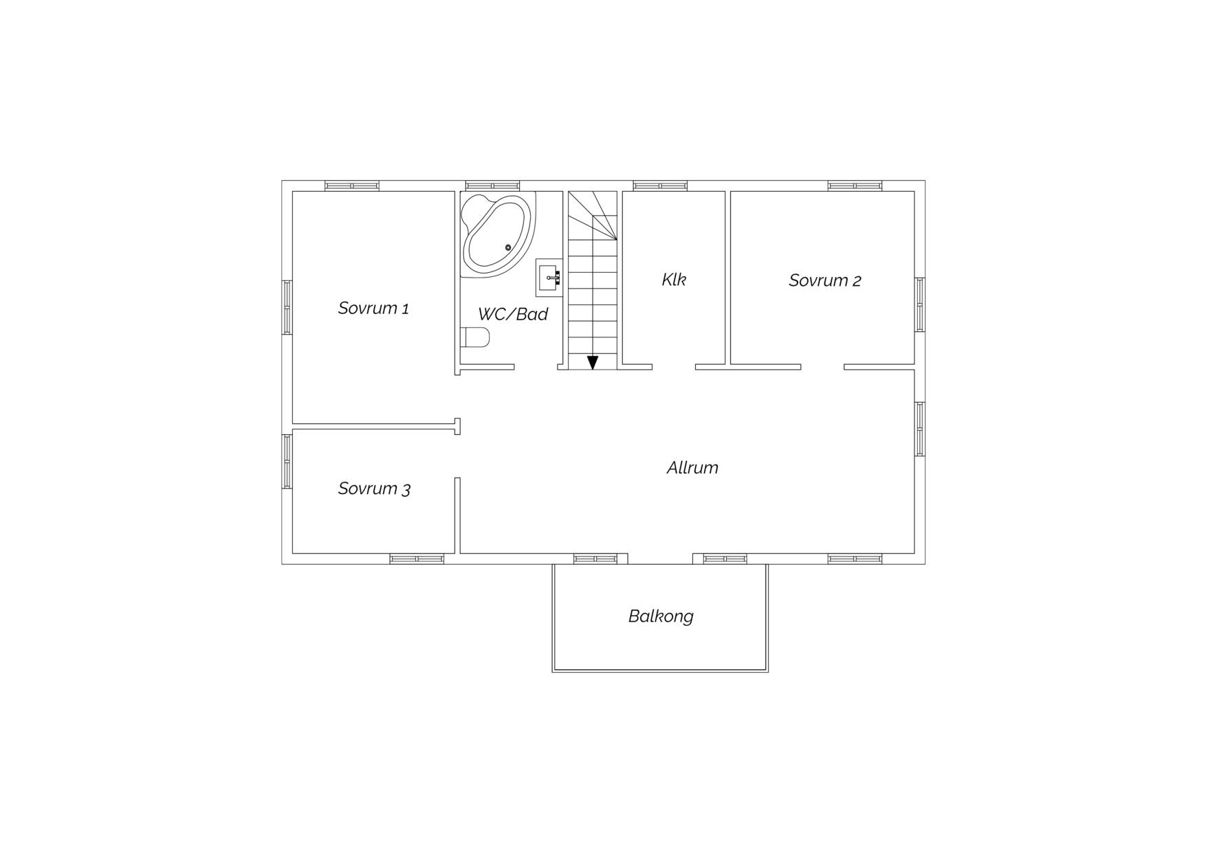 6 rum Villa på Arlavägen 10 Norrlandet Gävle kommun - bild 43