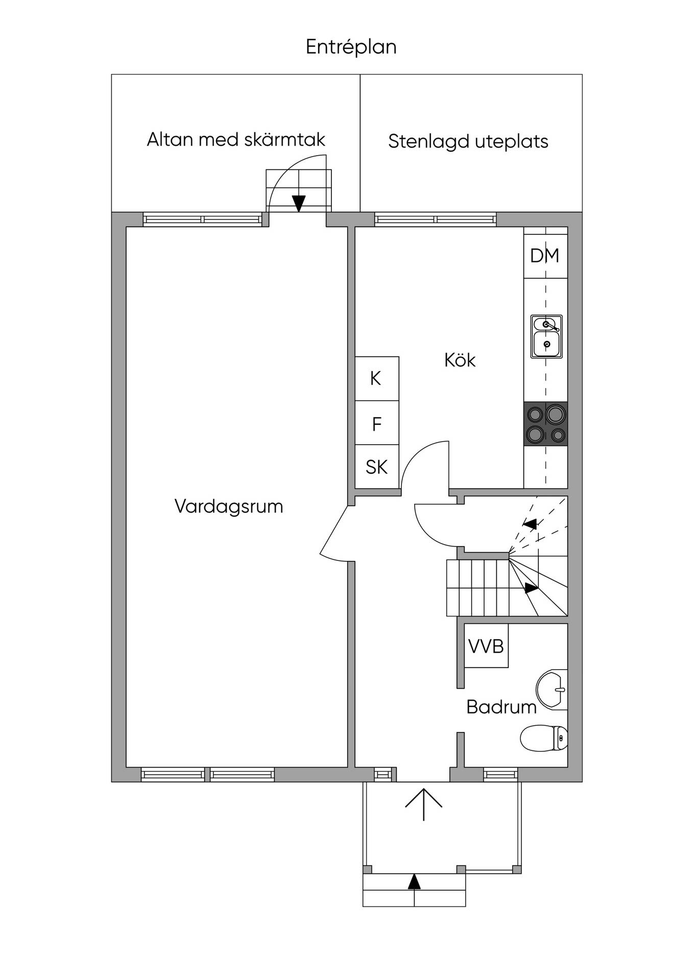 4 rum Radhus på Blomsterkungsvägen 92 Hässelby Norra Villastad Stockholms kommun - bild 25