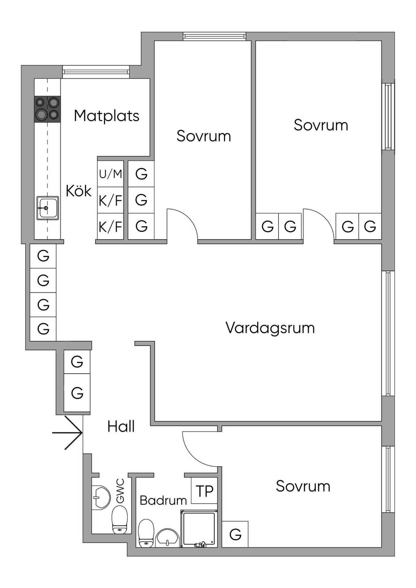 4 rum Lägenhet på Källängsvägen 28 Näset Lidingö kommun - bild 48