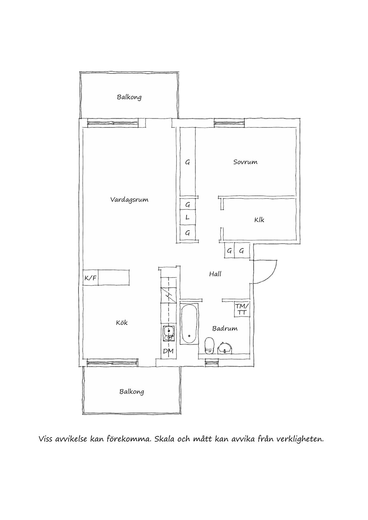 2 rum Lägenhet på Eksätravägen 124 Södra Gottsunda Uppsala kommun - bild 22