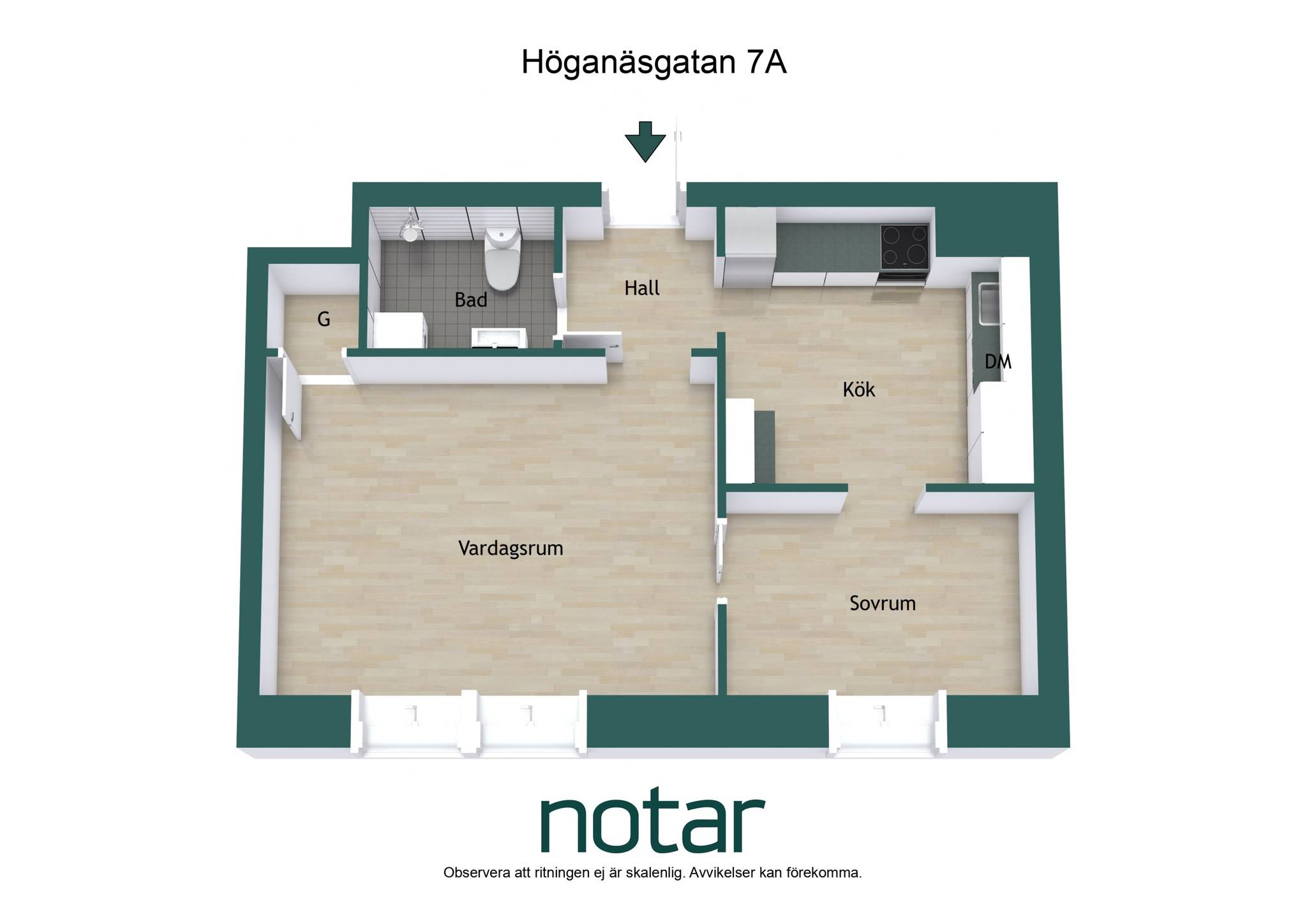 1.5 rum Lägenhet på Höganäsgatan 7A Höganäs - Centrum Uppsala kommun - bild 21