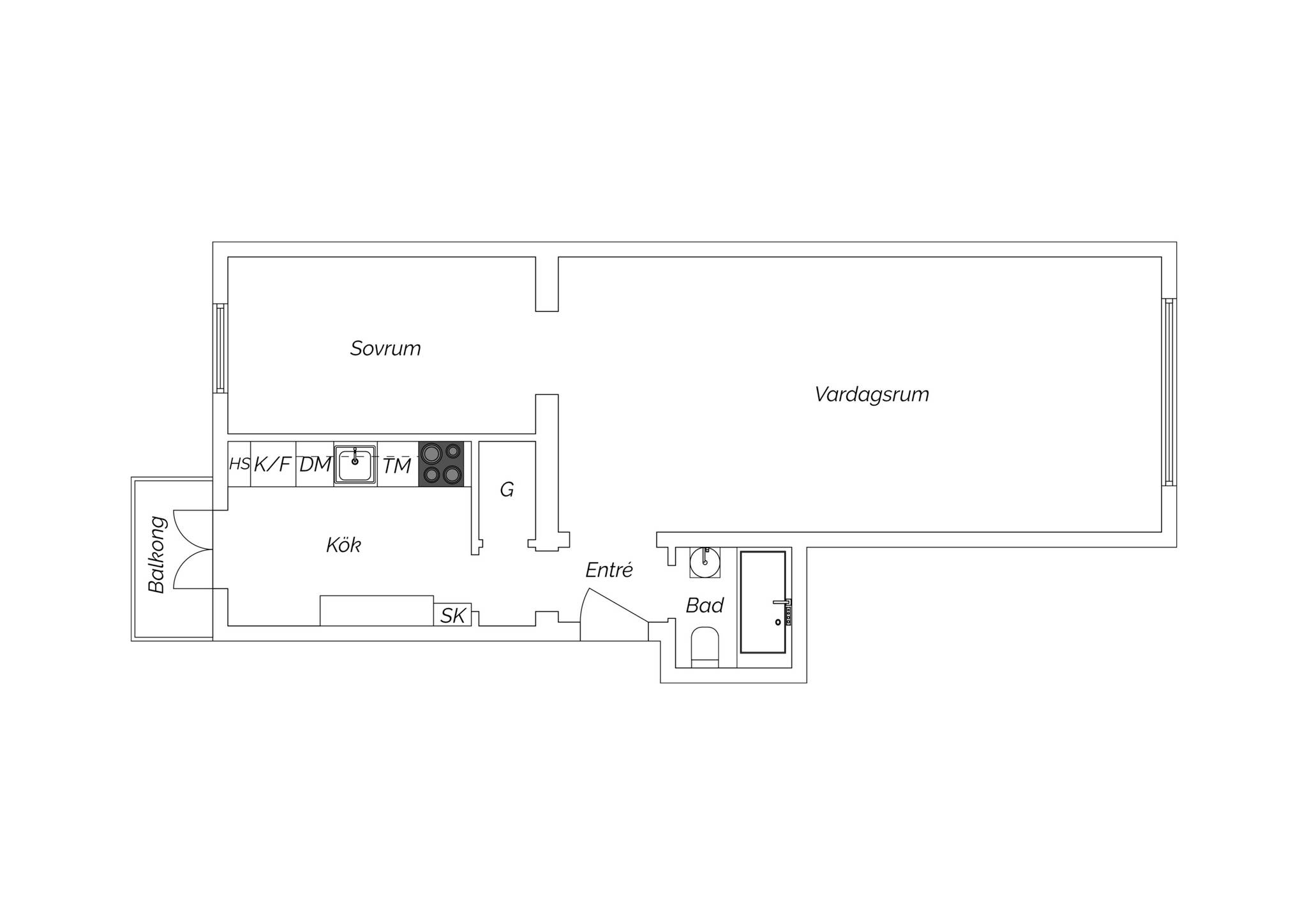 2 rum Lägenhet på Carl Hillsgatan 9 Ribersborg Malmö kommun - bild 27