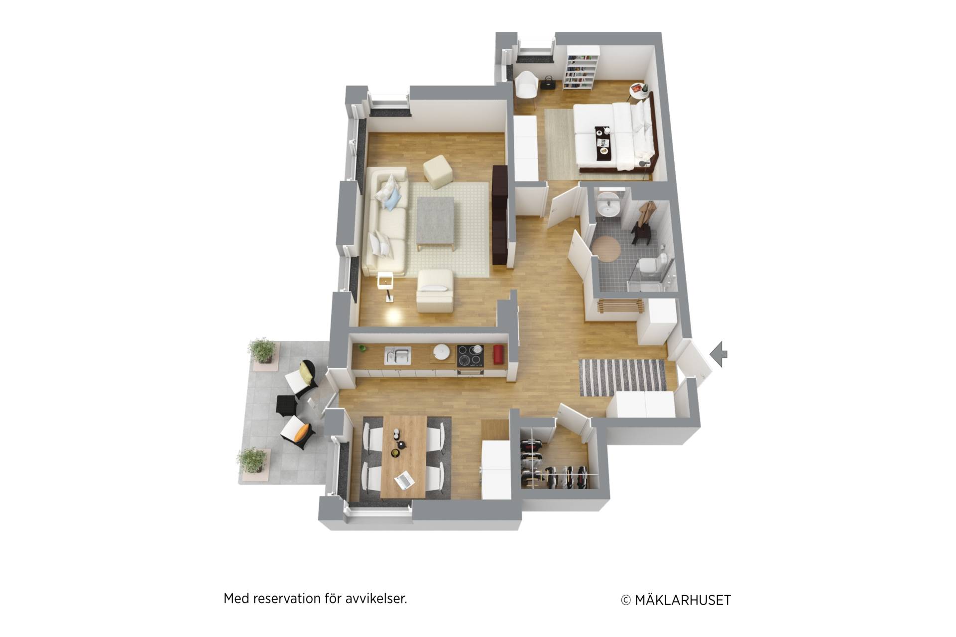 2 rum Lägenhet på Forssåvägen 5 Näsviken Hudiksvalls kommun - bild 18