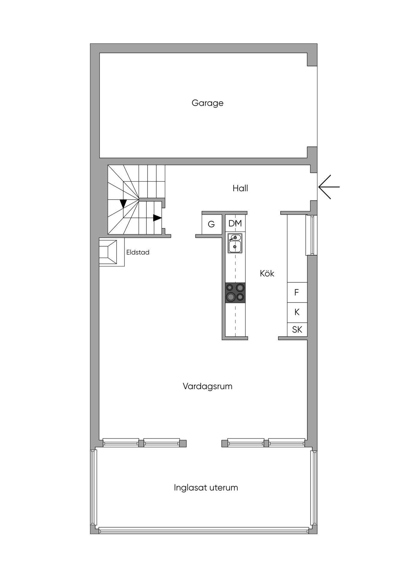 4 rum Radhus på Äringsvägen 32 Halmstad Halmstads kommun - bild 29