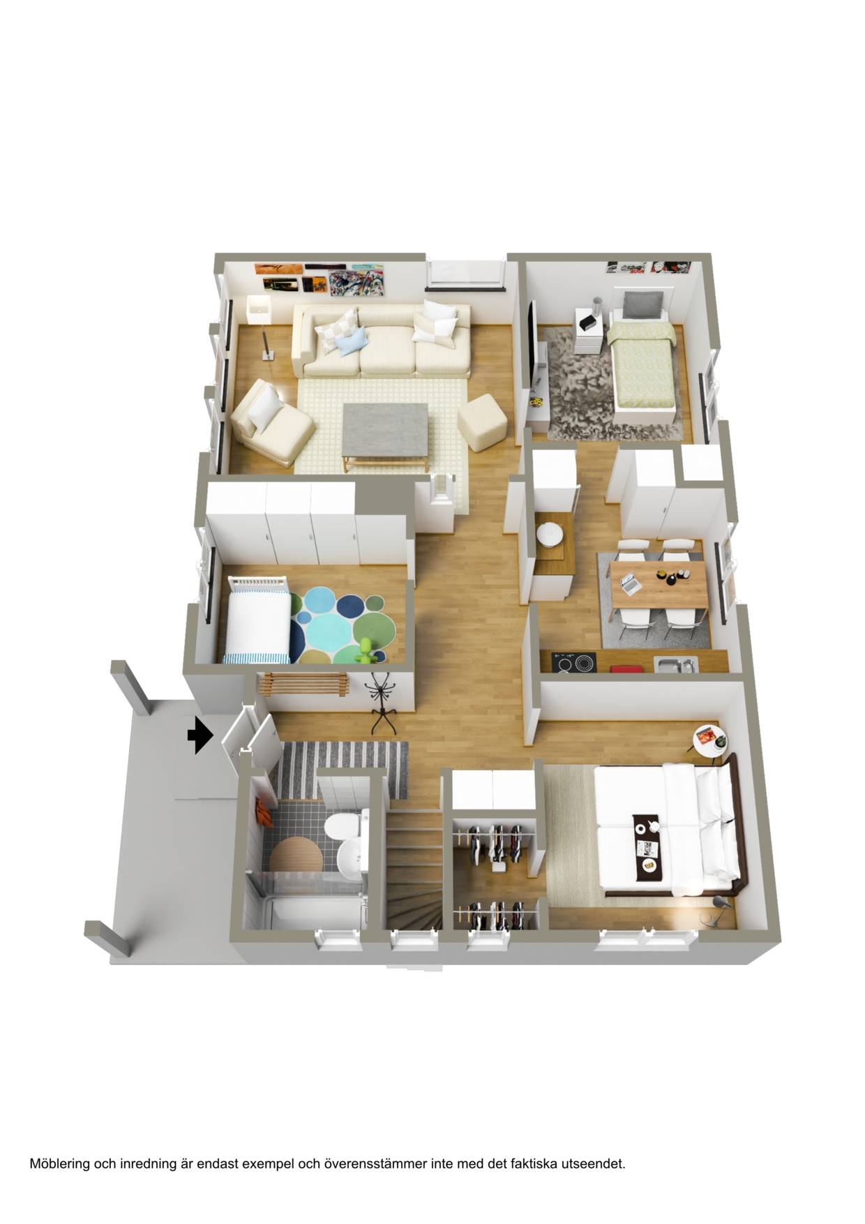 4 rum Villa på Hamnvägen 27 Kalix kommun - bild 16