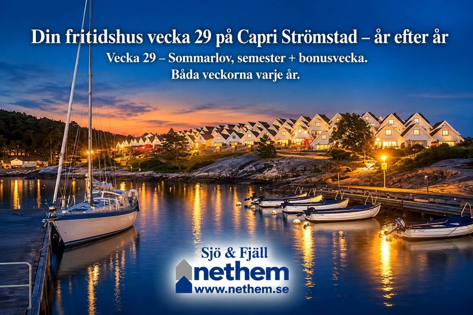 3 rum Fritidshus på Brf. Capri, Caprivägen 63. Vecka 29 + Bonusvecka. Hus 9. STRÖMSTAD Capri, Strömstad västkusten Strömstads kommun - bild 6