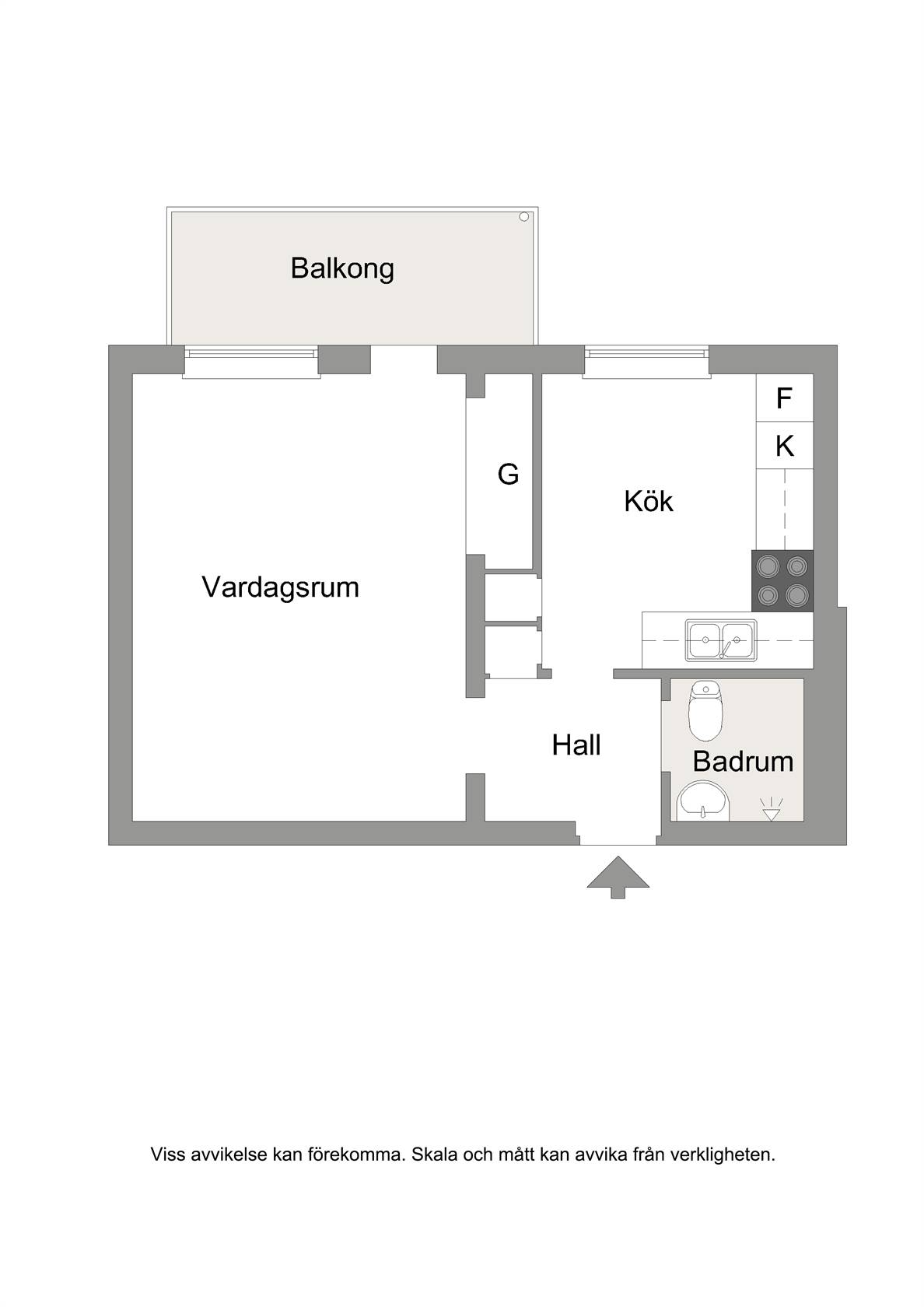 1 rum Lägenhet på Axel Johnsons Väg 82 Centralt Avesta kommun - bild 27