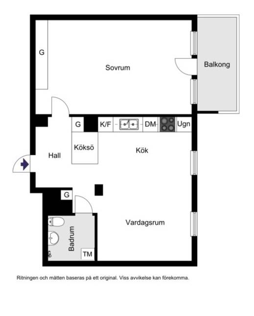 2 rum Lägenhet på Björnstigen 103 Bergshamra Solna kommun - bild 18
