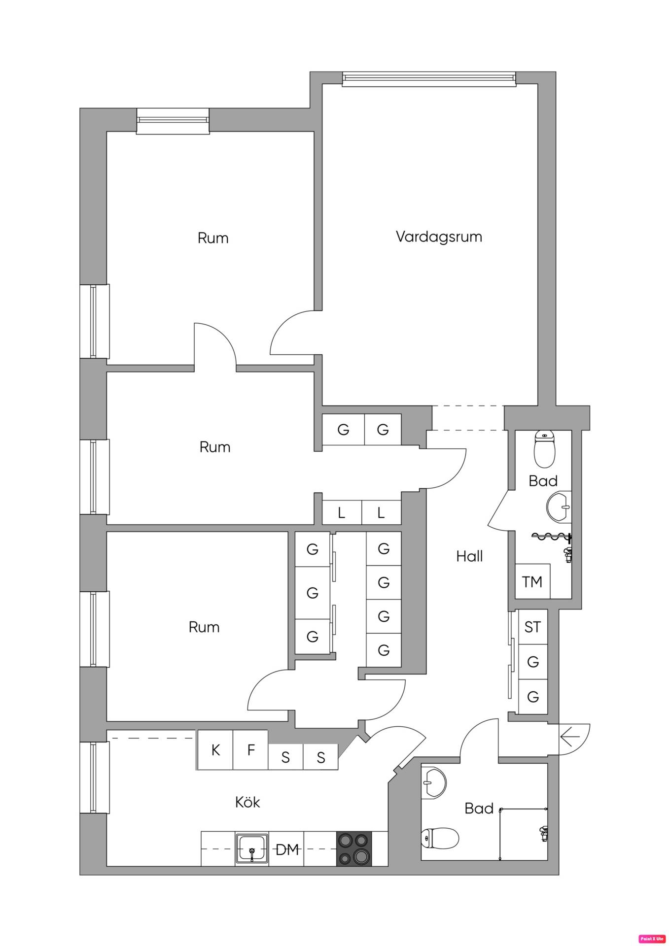 4 rum Lägenhet på Frödingsvägen 14, 3tr Kungsholmen - Fredhäll Stockholms kommun - bild 35