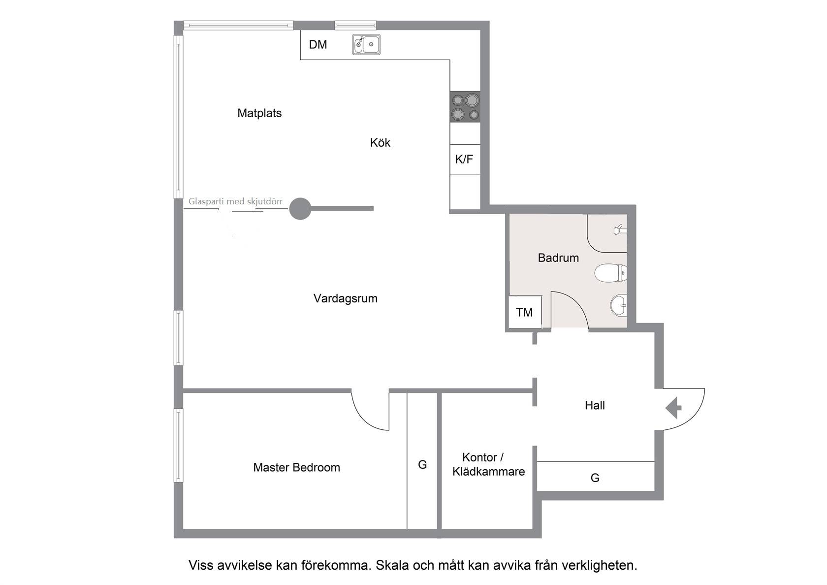 2 rum Lägenhet på Gjuteribacken 21A, vån 5 Centrala Sundbyberg Sundbybergs kommun - bild 24