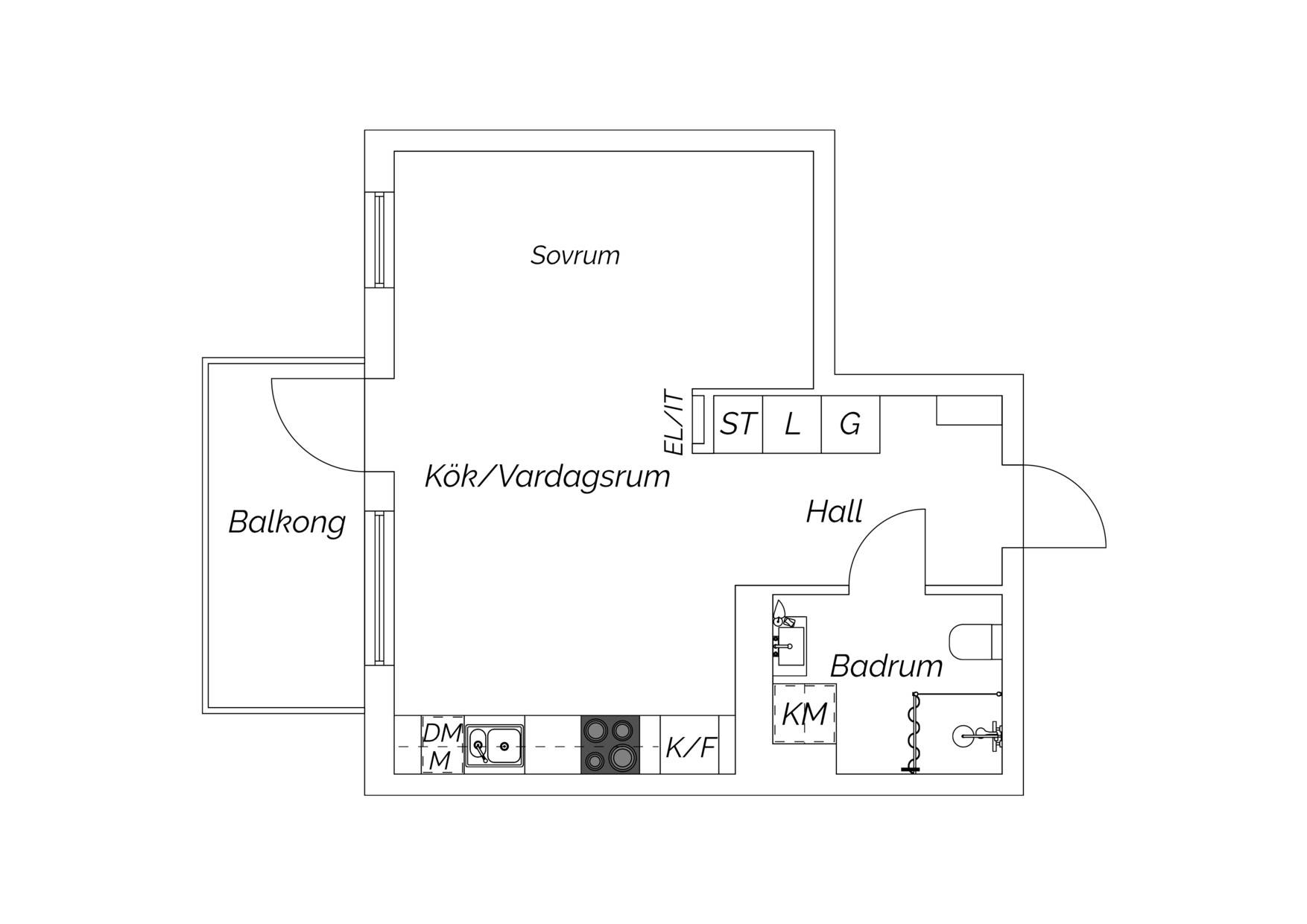 1 rum Lägenhet på Forskningsringen 90B Ursvik Sundbybergs kommun - bild 18