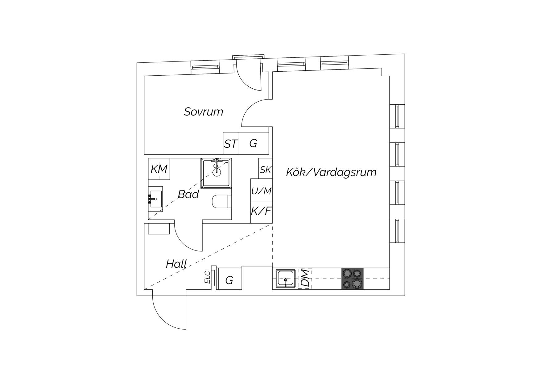 2 rum Lägenhet på Anna Steckséns Gata 15 Stockholms kommun - bild 14