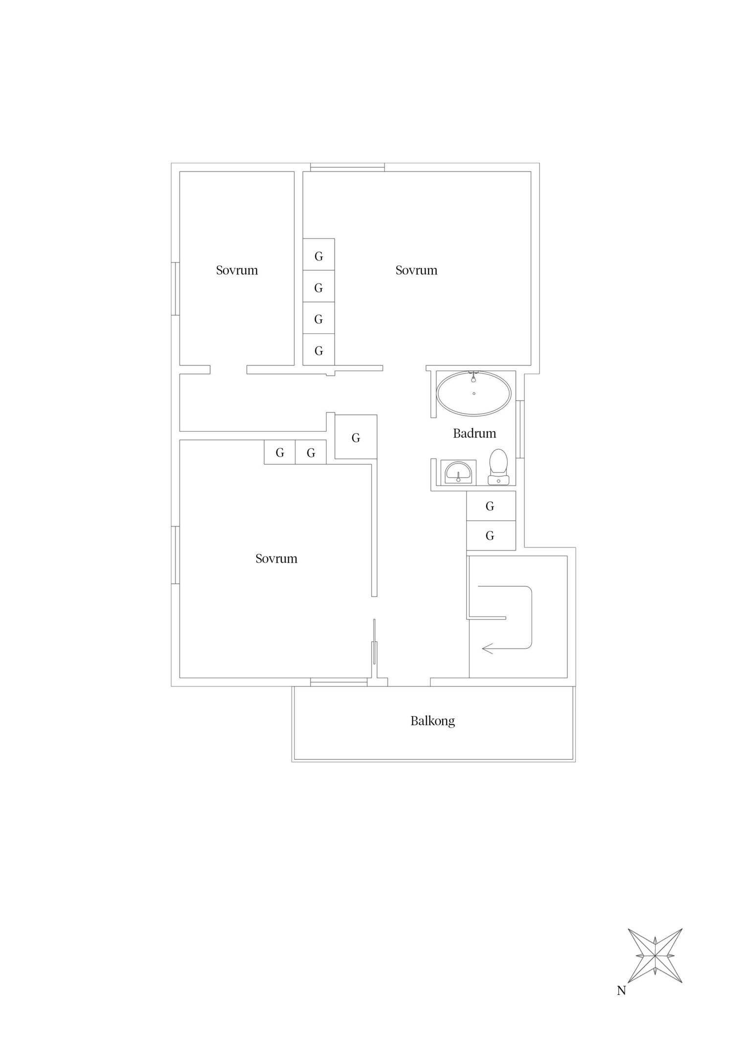 6 rum Villa på Duvgatan 10 Gottfridsberg Linköpings kommun - bild 34