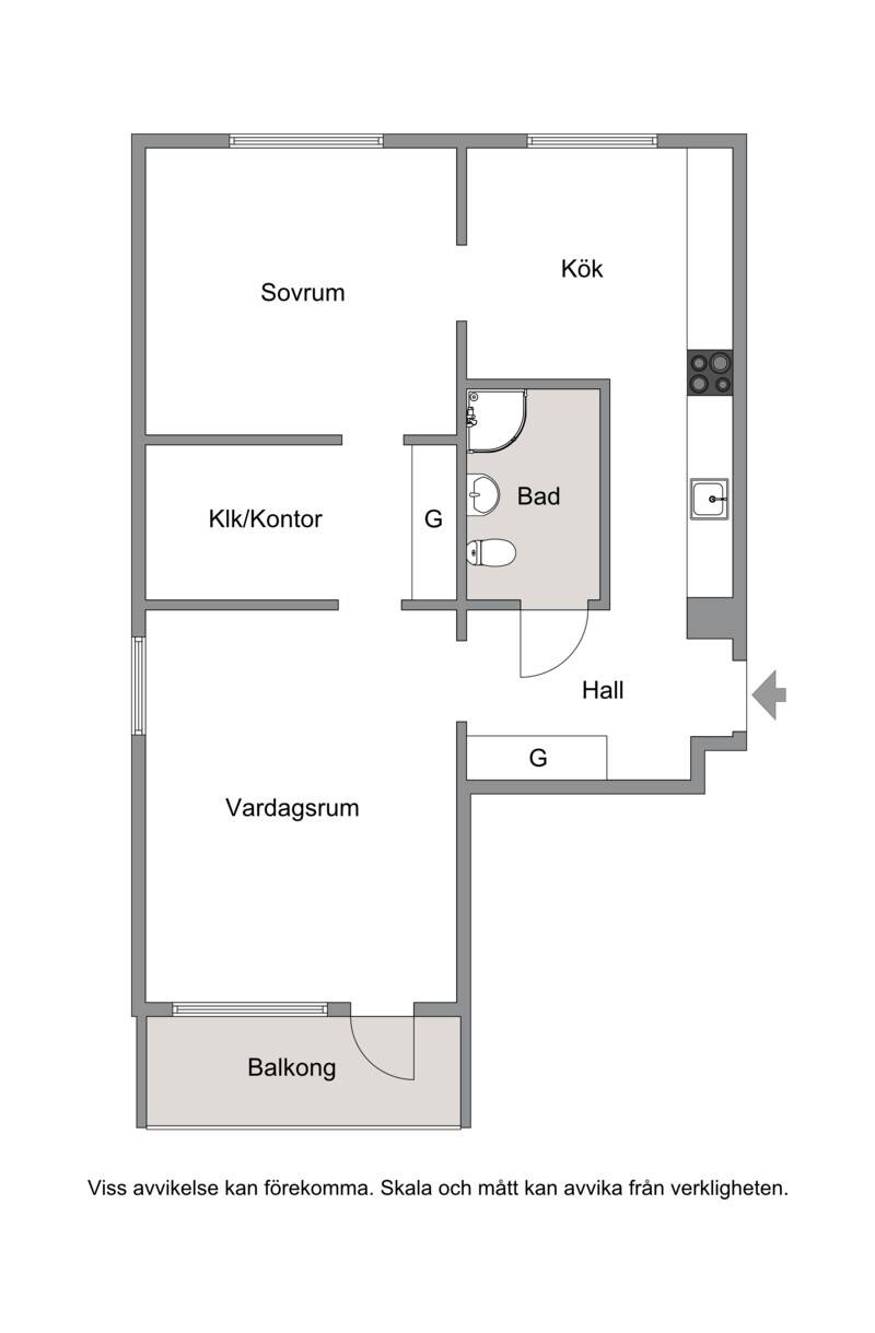 2 rum Lägenhet på Södra Parkgatan 18 C Forshaga kommun - bild 24