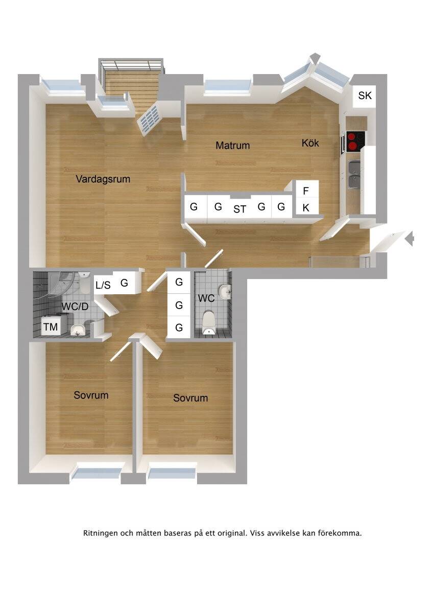 3 rum Lägenhet på Hertig Karls torg 4 Gärdet Mariestads kommun - bild 15