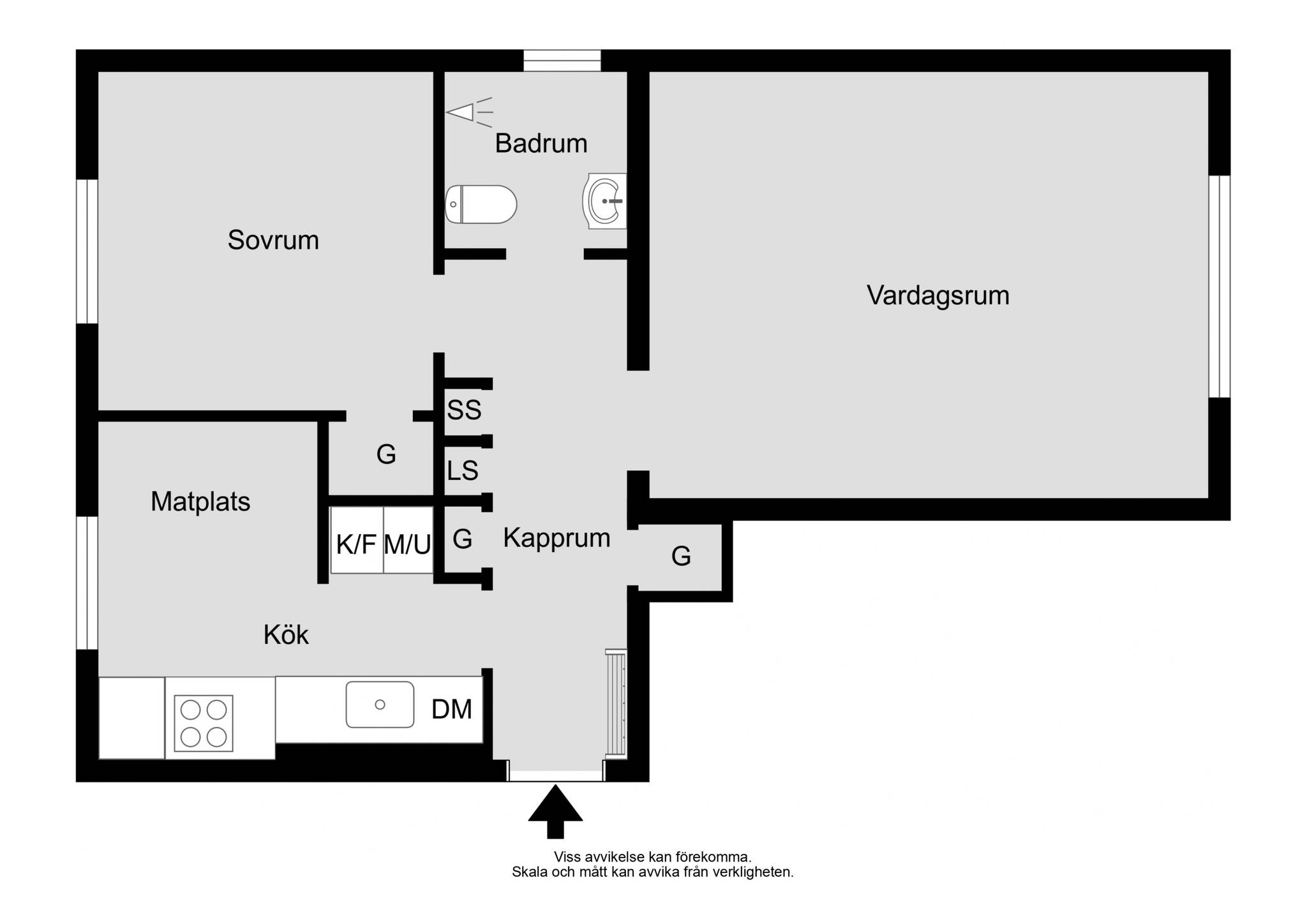 2 rum Lägenhet på Norrtäljegatan 24 Fålhagen Uppsala kommun - bild 17
