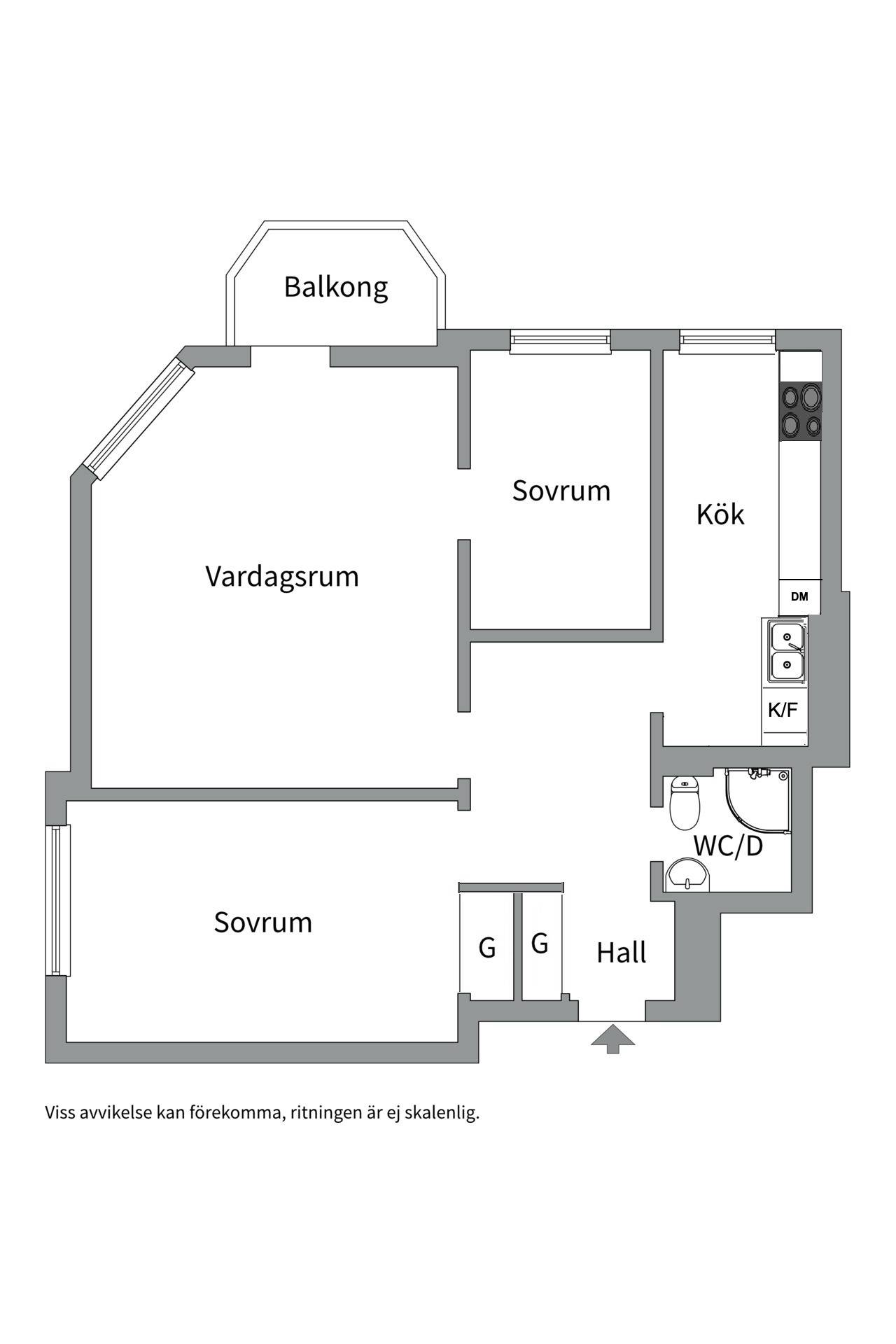 3 rum Lägenhet på Hästholmsvägen 17 Södermalm - Danviksklippan Stockholms kommun - bild 47
