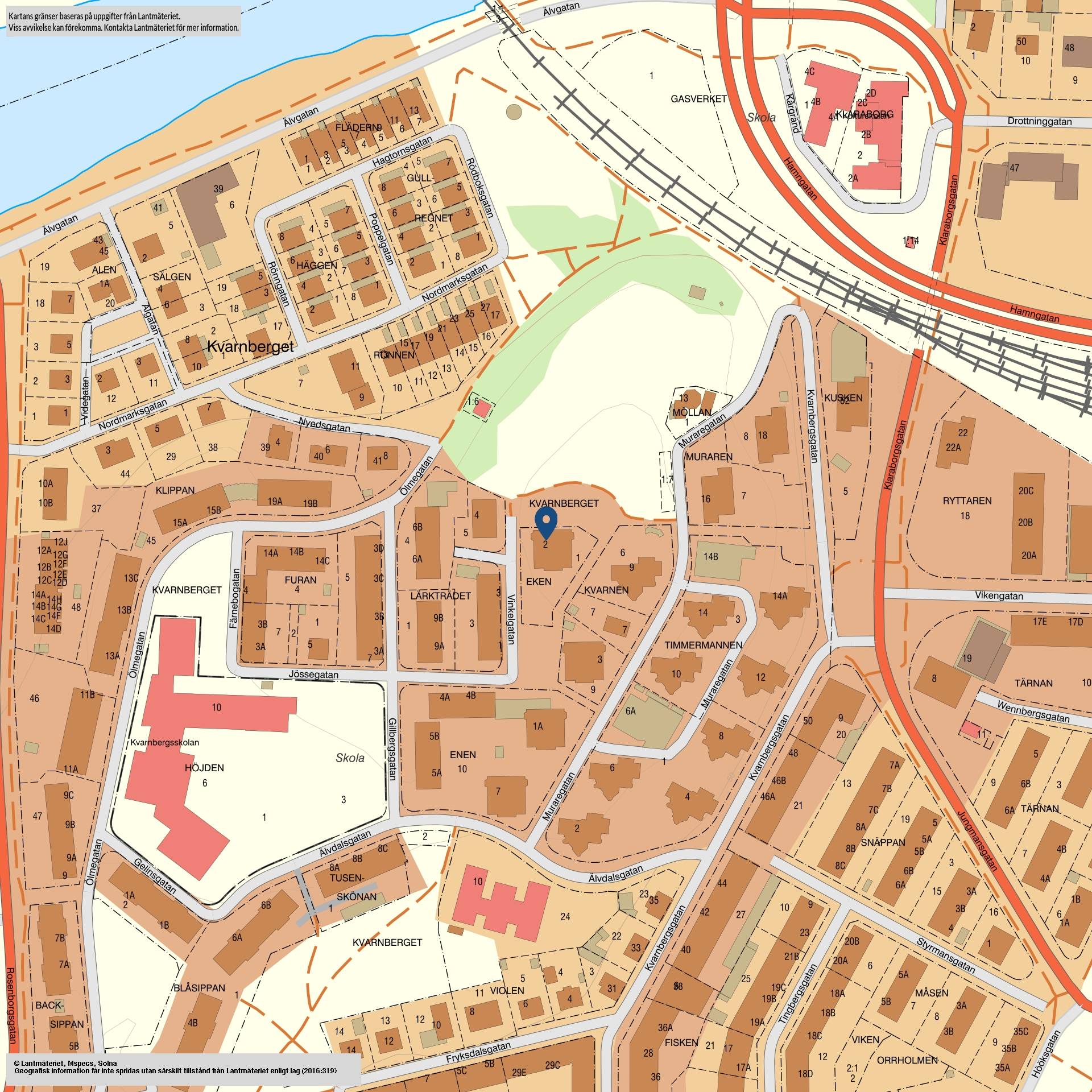 2 rum Lägenhet på Vinkelgatan 2 Kvarnberget Karlstads kommun - bild 40