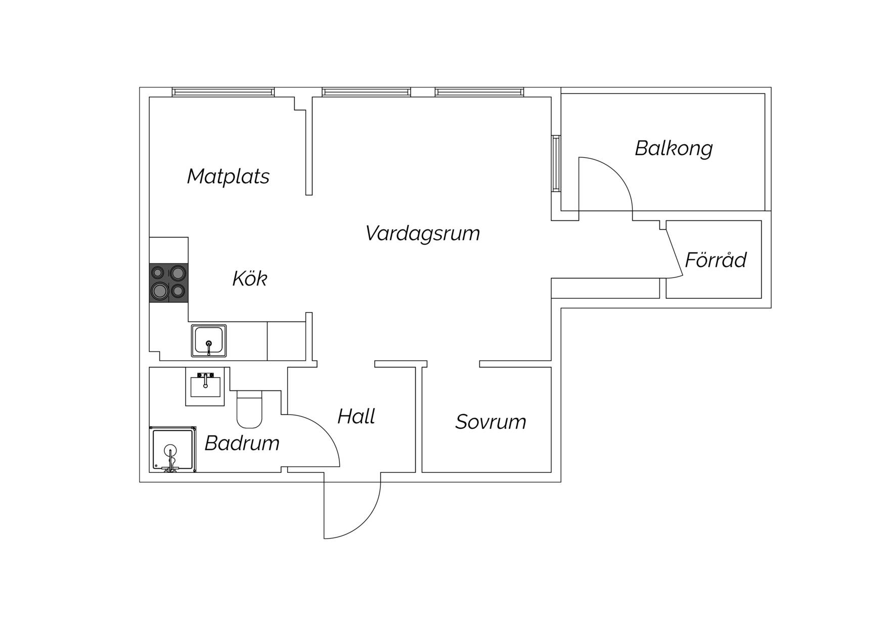 1 rum Lägenhet på Medborgargatan 75 Korsta Sundsvalls kommun - bild 15
