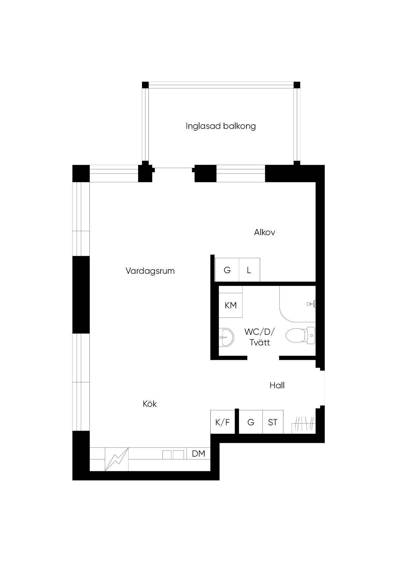 1 rum Lägenhet på Strömsörgatan 14 Älvsbacka Skellefteå kommun - bild 31