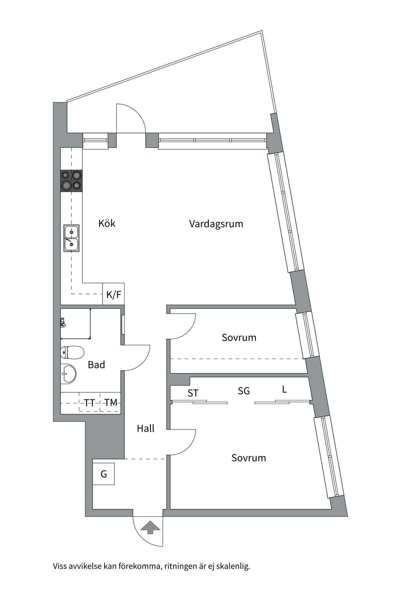 3 rum Lägenhet på Fredriksdalsgatan 1, 7tr Hammarby Sjöstad Stockholms kommun - bild 27