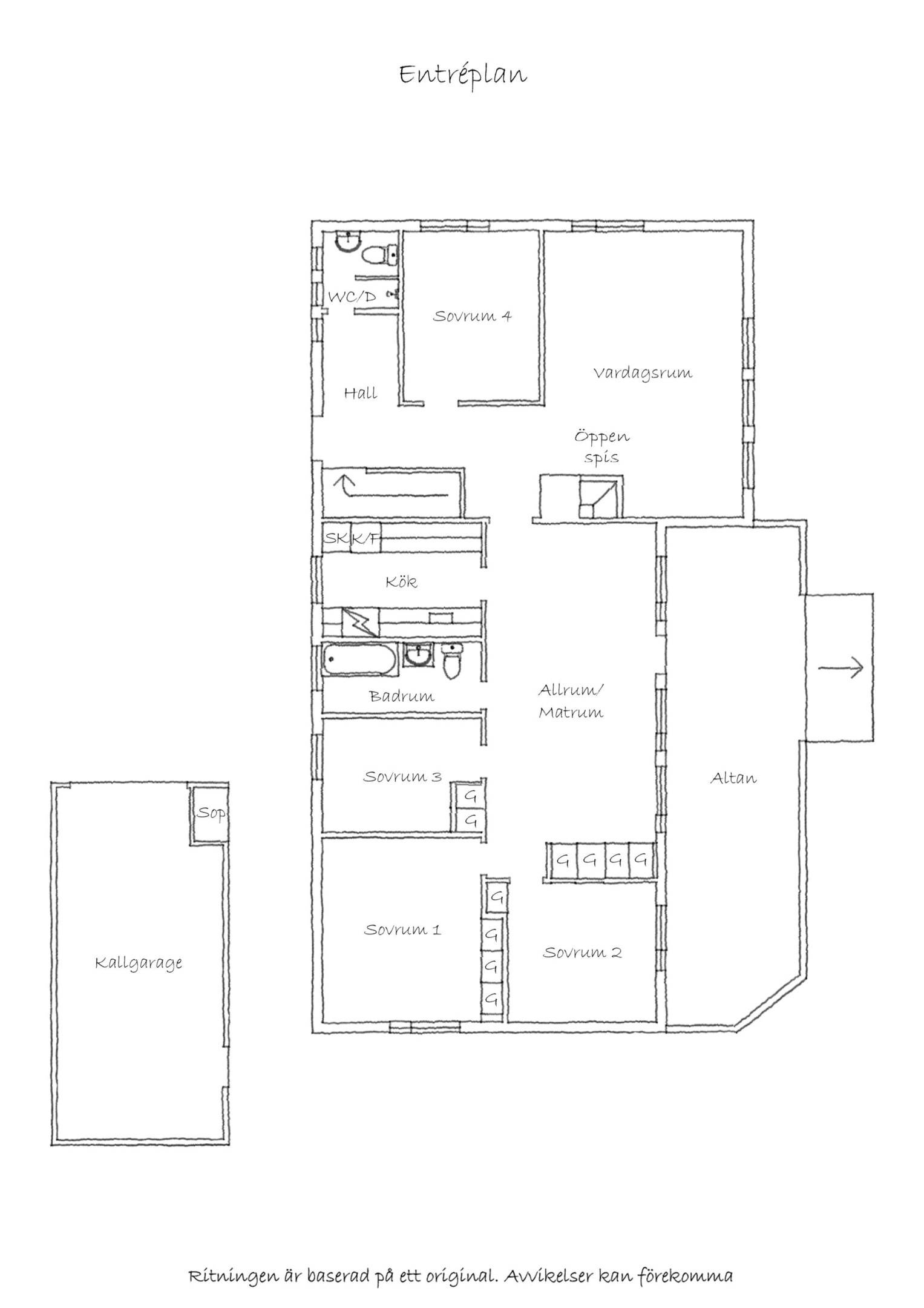 7 rum Villa på Alkärrsvägen 2 Storvreta Uppsala kommun - bild 39