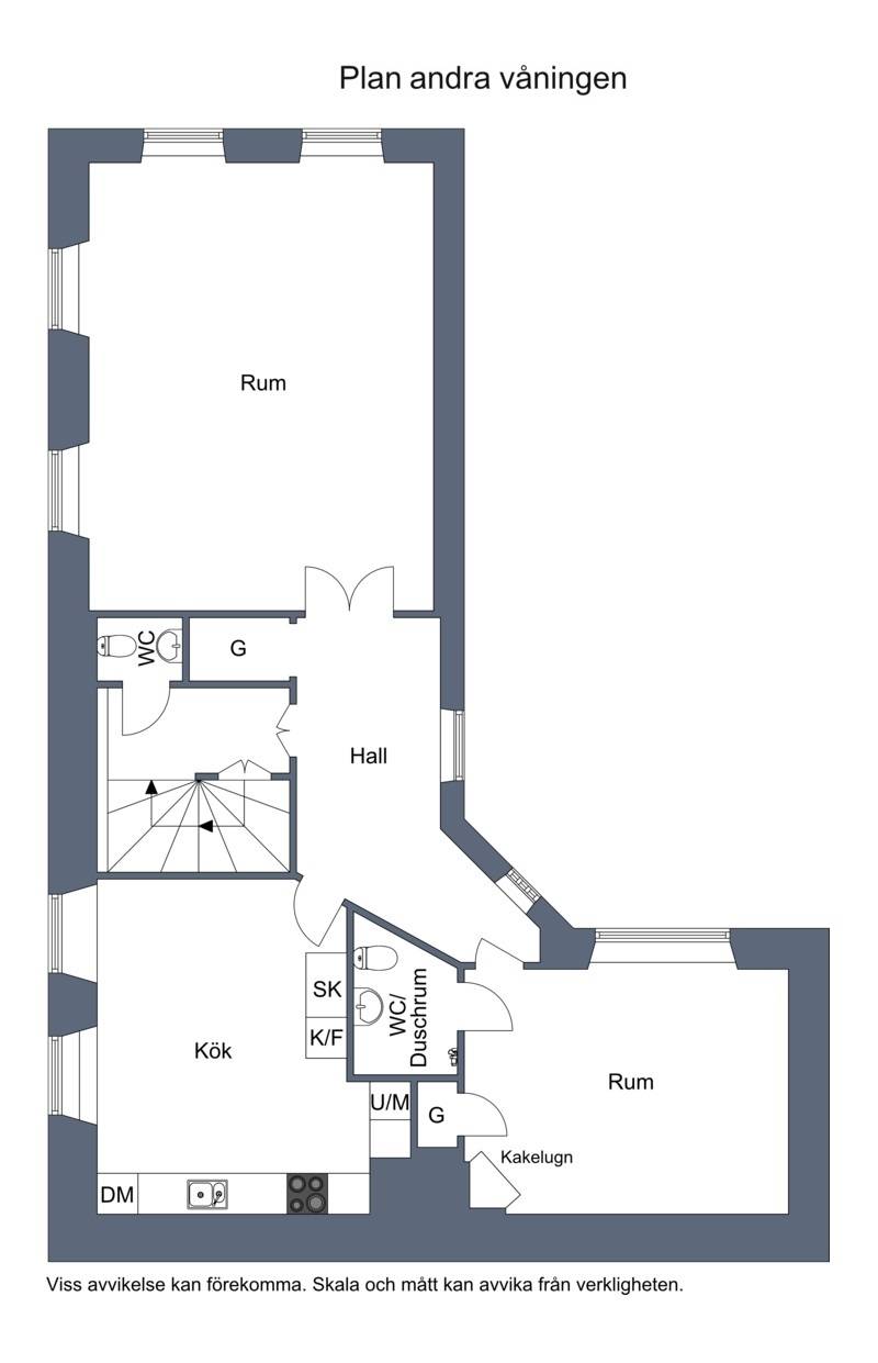 9 rum Villa på Mellangatan 22 Visby innerstad Gotlands kommun - bild 70