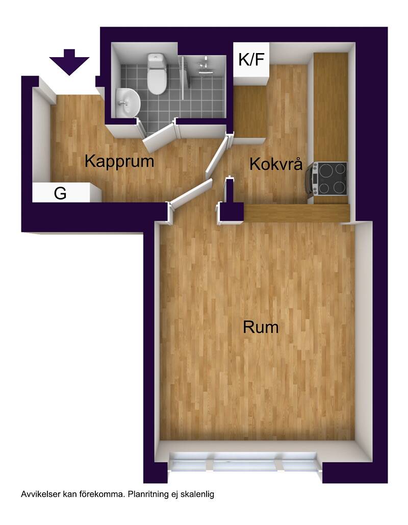1 rum Lägenhet på Trozelligatan 33 Söder Norrköpings kommun - bild 17