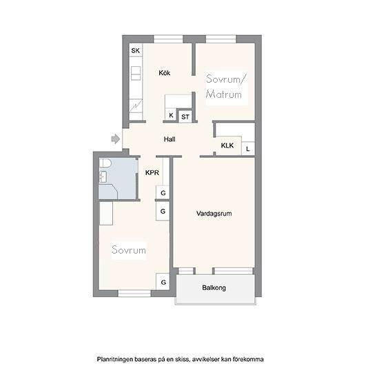3 rum Lägenhet på Vinnerstadsvägen 20A, 2 vån Dunteberget Motala kommun - bild 17