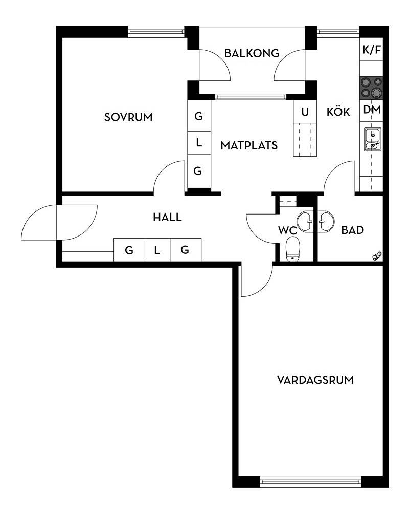 2 rum Lägenhet på Johannedalsvägen 22 Sundsbruk Sundsvalls kommun - bild 18