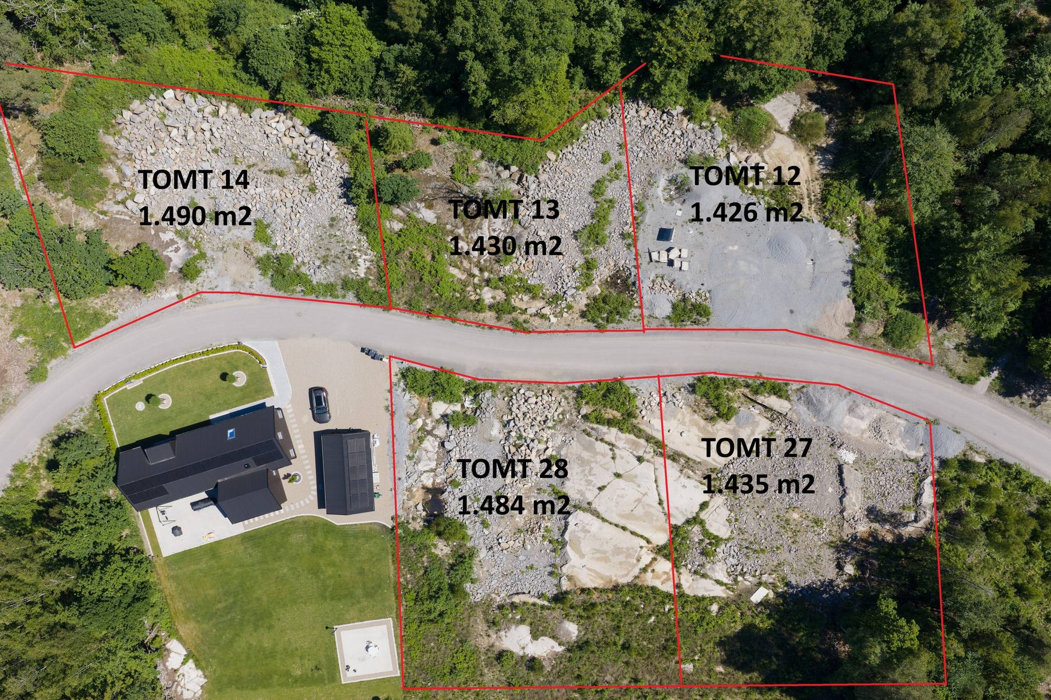 Tomt på Granlyckevägen m.fl. Vettekulla Karlshamns kommun - bild 5