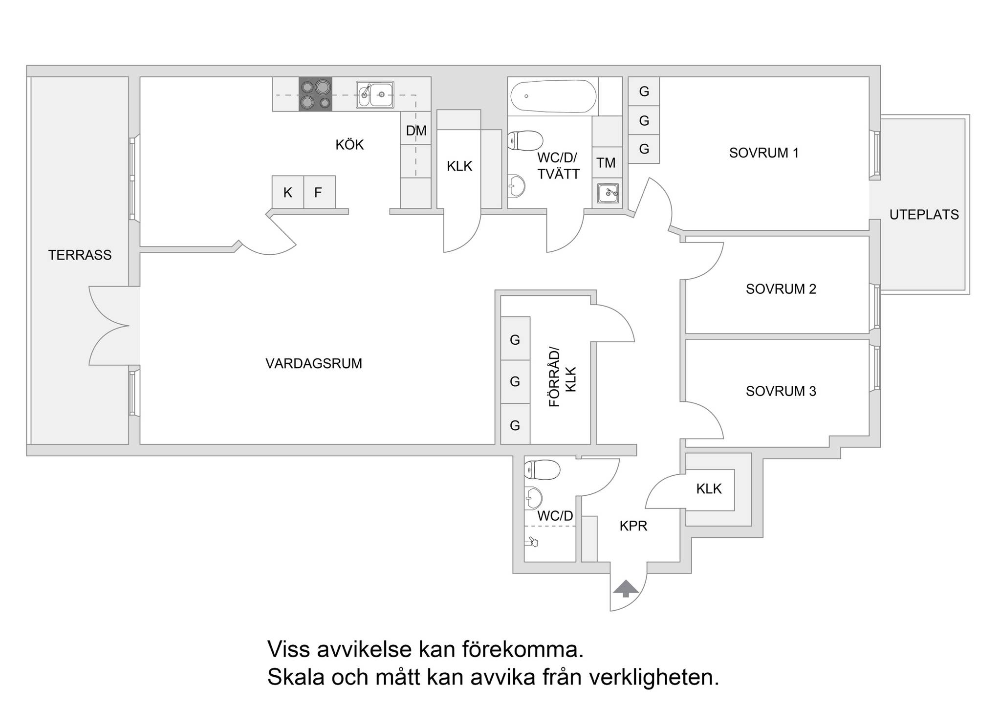 4 rum Lägenhet på Kabeluddsvägen 18 Gribbylund Täby kommun - bild 25