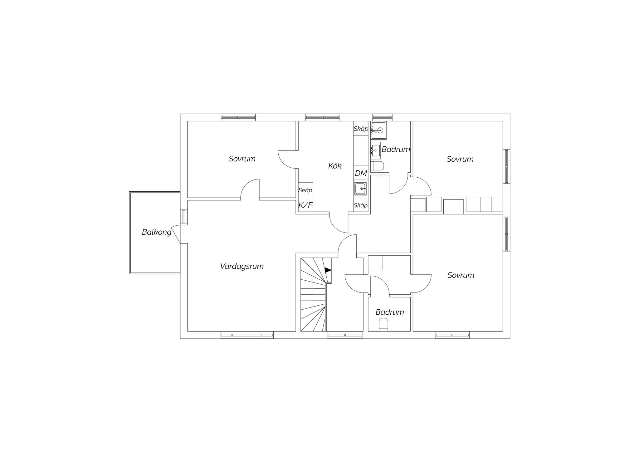 9 rum Villa på Skiftesvägen 27 Grubbe Umeå kommun - bild 49