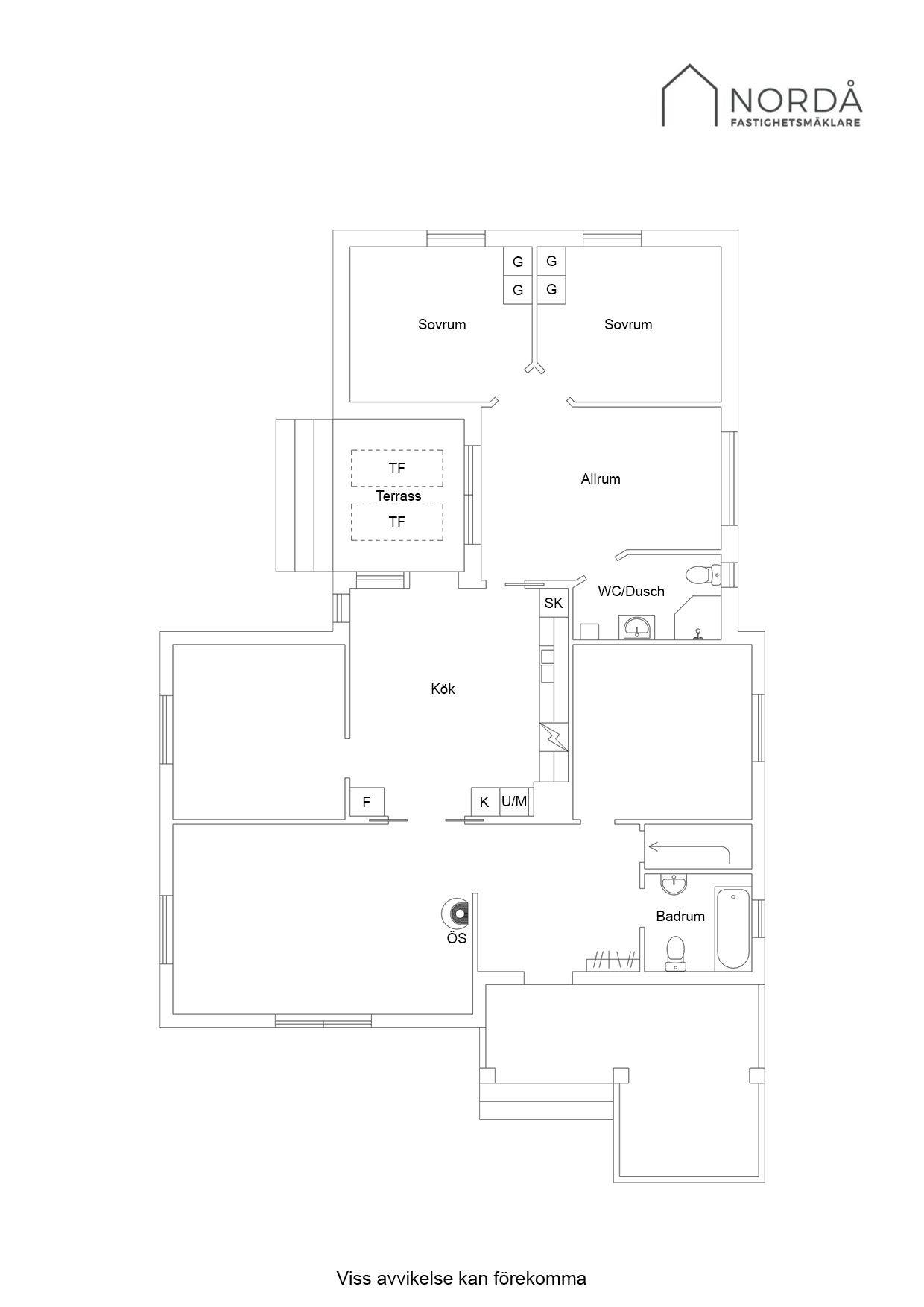 6 rum Villa på Mariebergsvägen 9 Marieberg Örebro kommun - bild 32