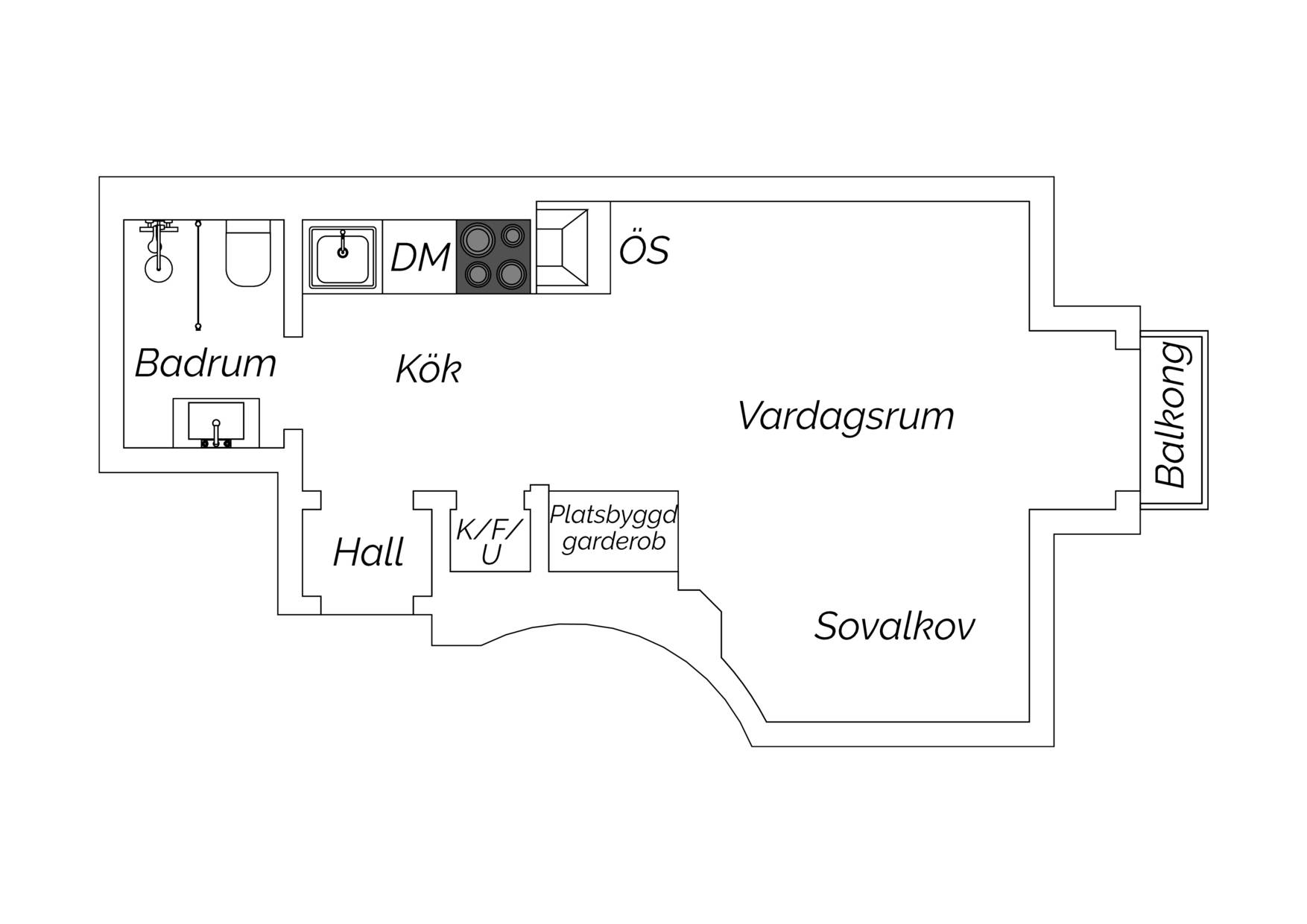 1 rum Lägenhet på Bråvallagatan 8 Birkastan / Vasastan Stockholms kommun - bild 14