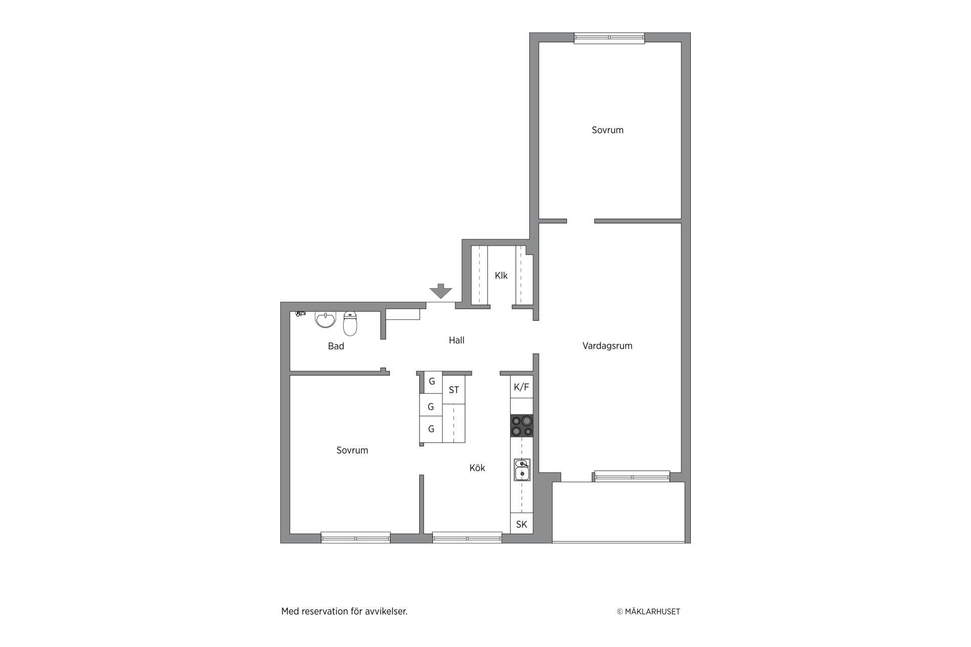 3 rum Lägenhet på Albäcksgatan 36 Centralt Sundsvalls kommun - bild 23