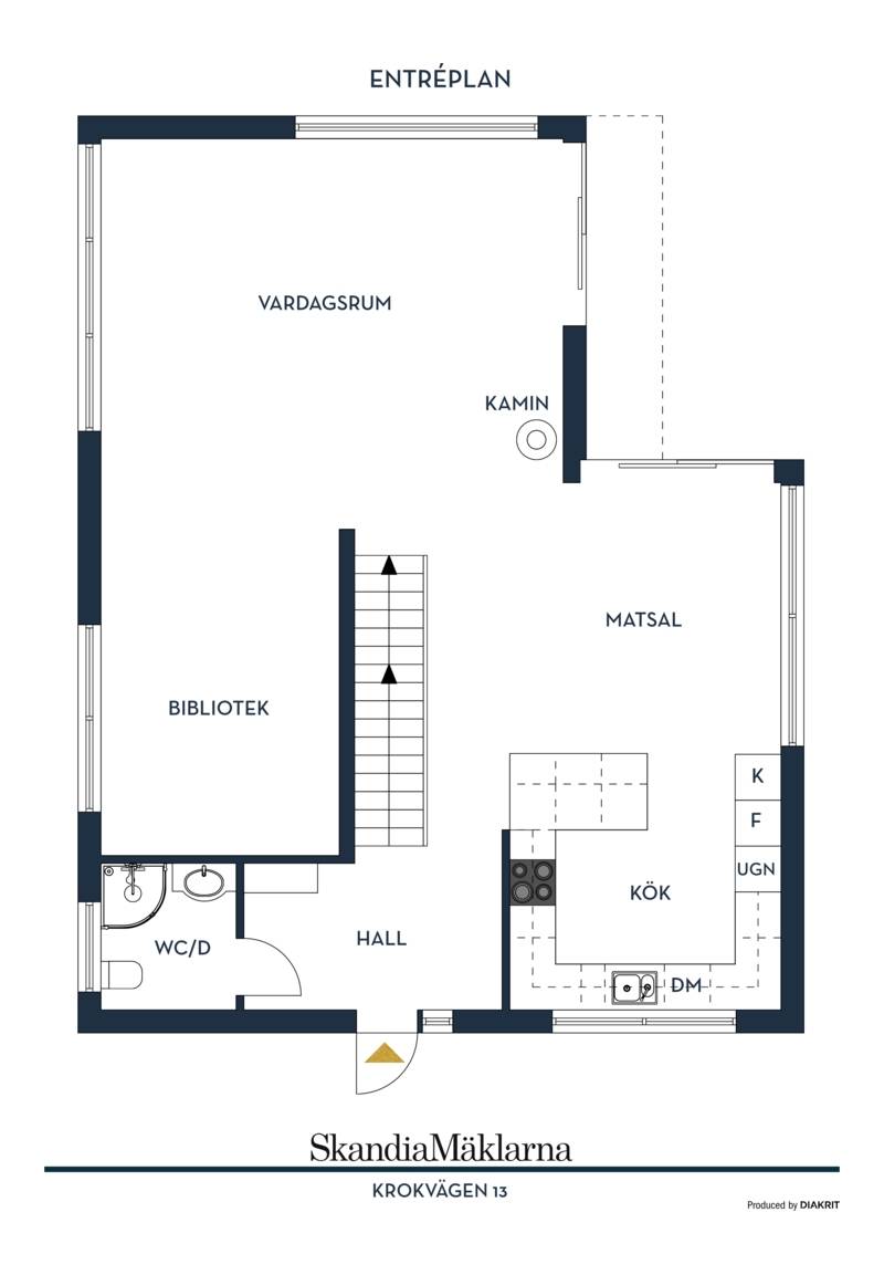 8 rum Villa på Krokvägen 13 Danderyds kommun - bild 53