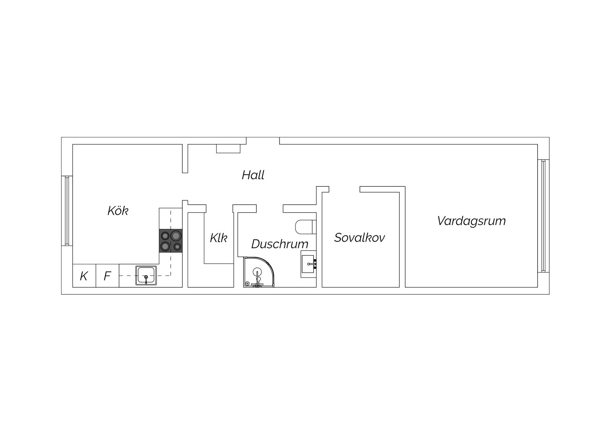 1.5 rum Lägenhet på Sörbygatan 71B Södertull Gävle kommun - bild 15