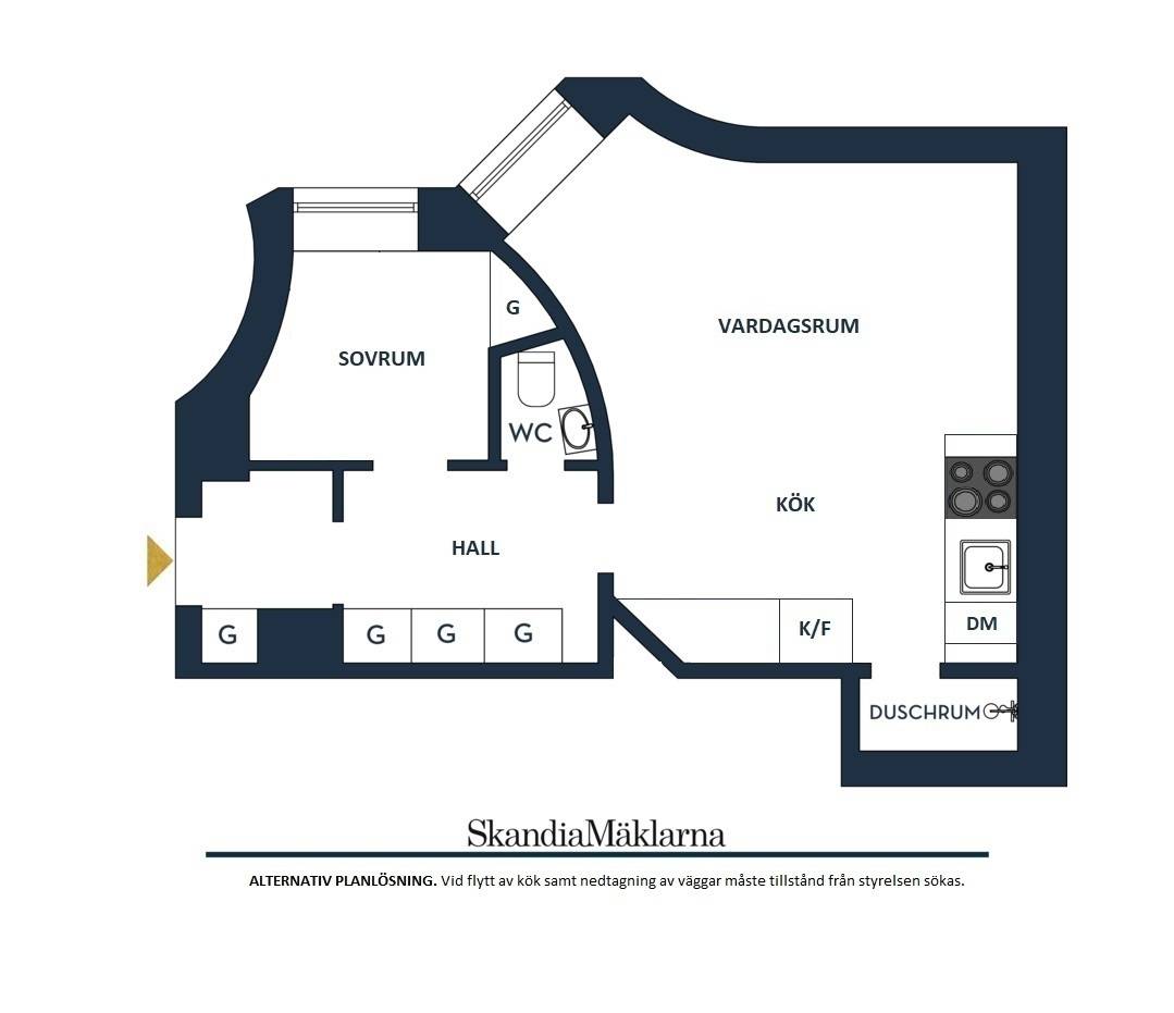 1 rum Lägenhet på Kronobergsgatan 19 Kungsholmen Stockholms kommun - bild 25