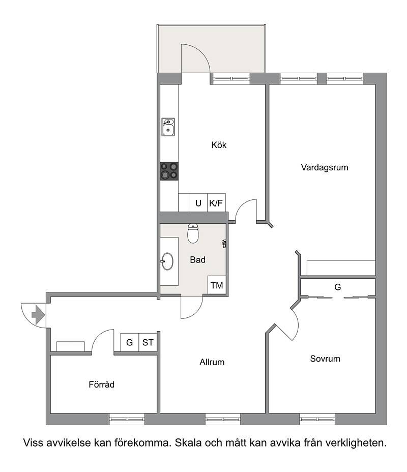 3 rum Lägenhet på Östra Torsgatan 20 Götene tätort Götene kommun - bild 16