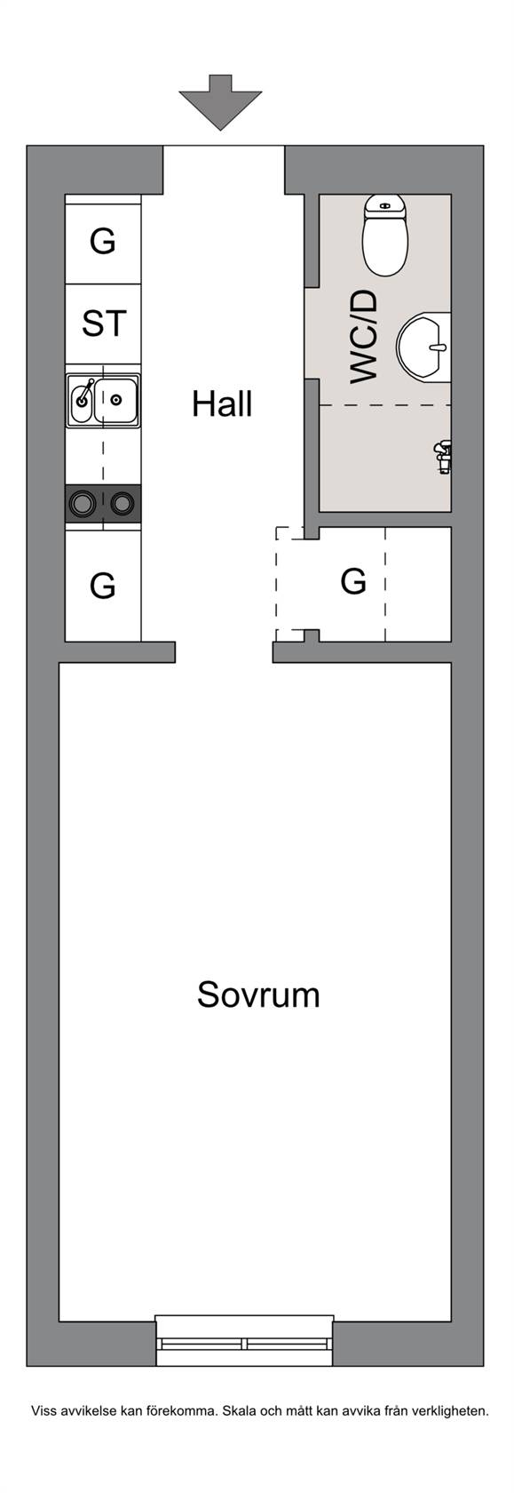 1 rum Lägenhet på Bokbindarvägen 11B Hägerstensåsen Stockholms kommun - bild 11