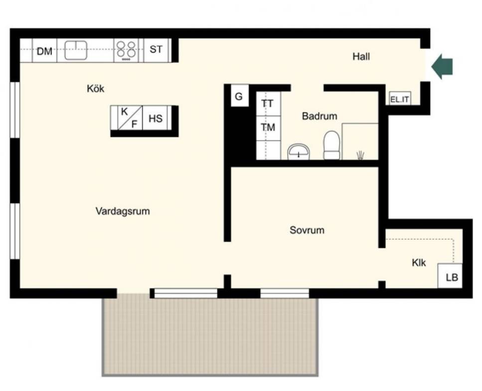 2 rum Lägenhet på Hamngatan 3 Centrala Sundbyberg Sundbybergs kommun - bild 21