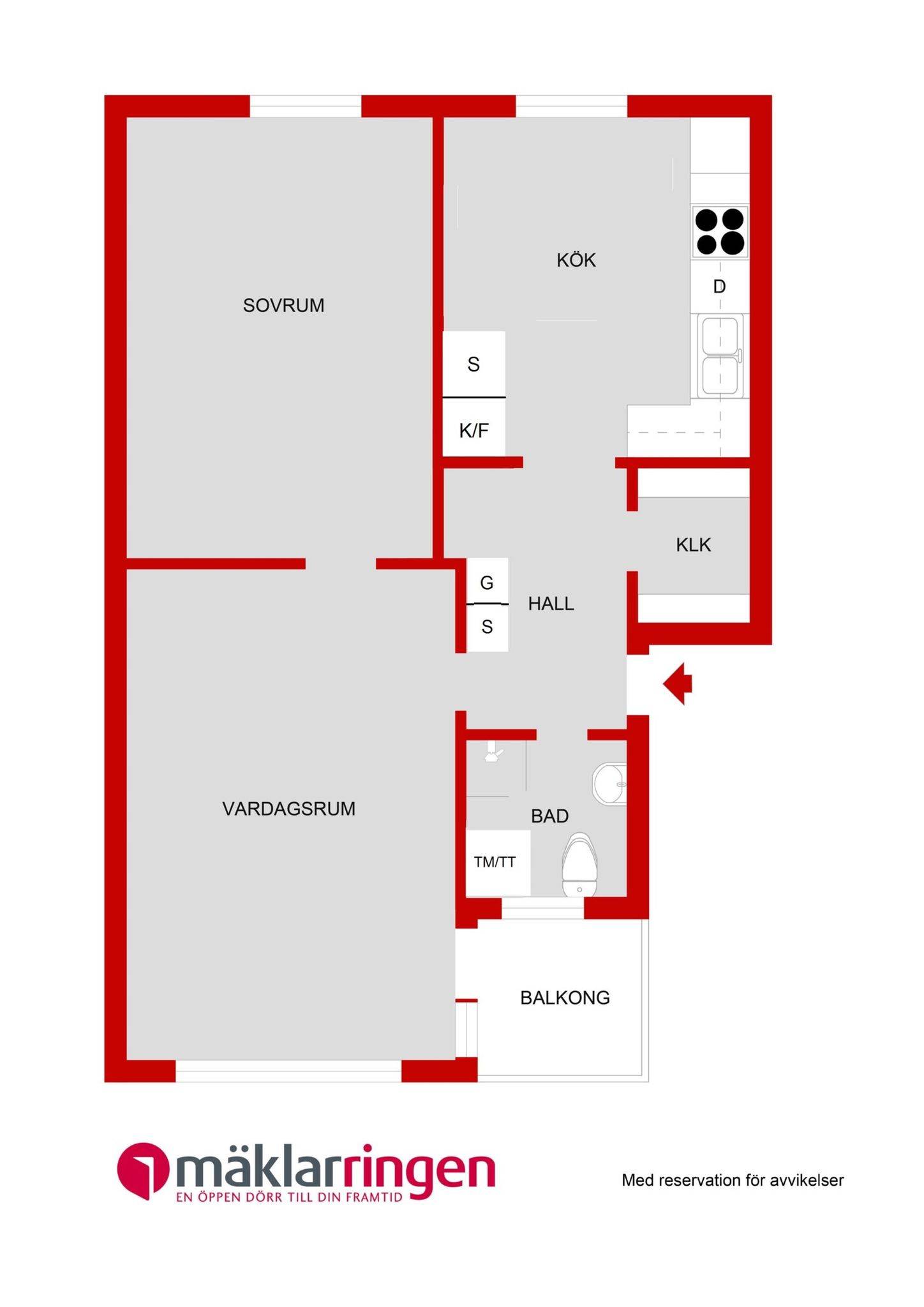 2 rum Lägenhet på Härjedalsgatan 3 Vällingby Centrum Stockholms kommun - bild 24