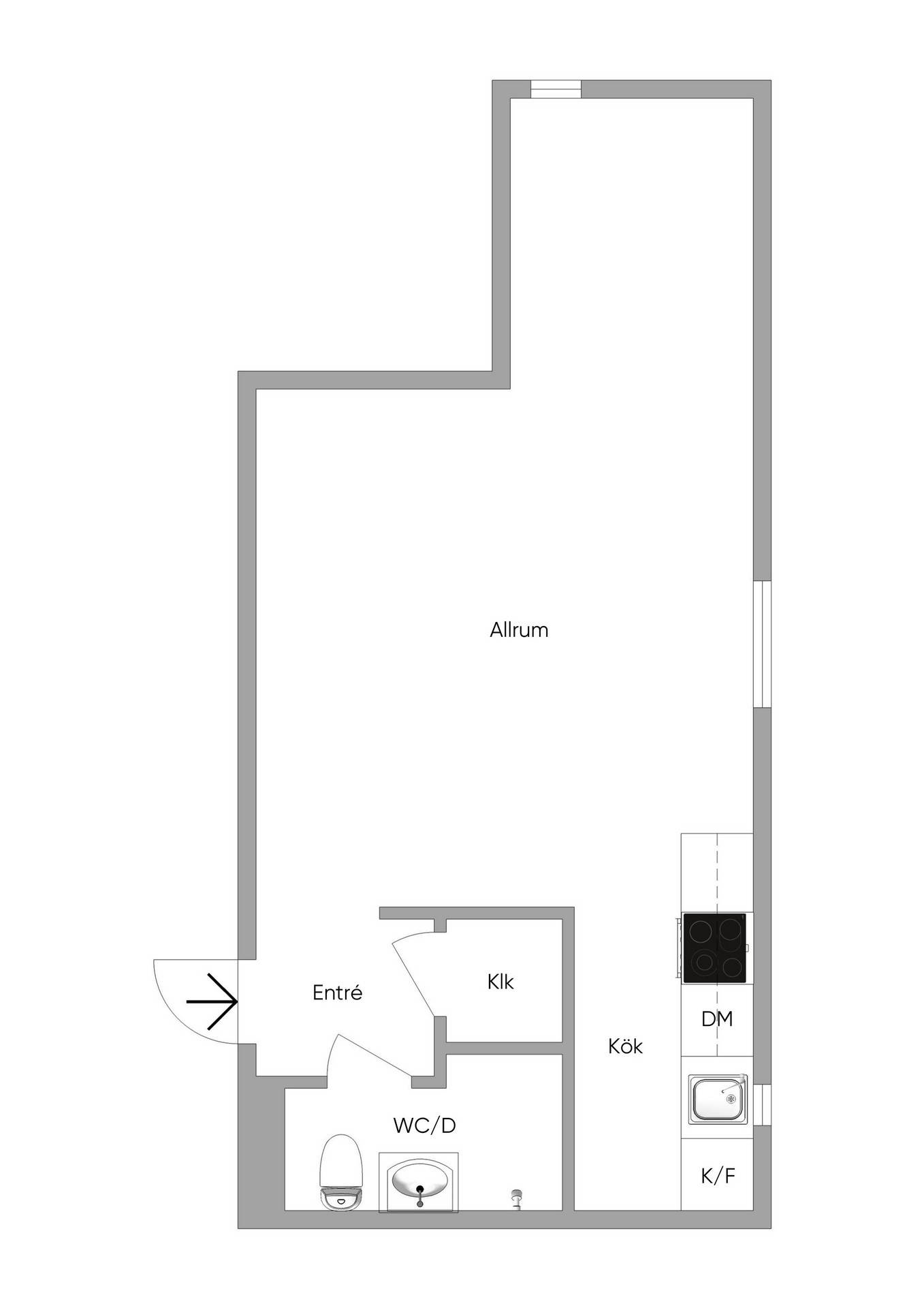 1 rum Lägenhet på Norra vägen 32 Centrum/Väster Halmstads kommun - bild 13