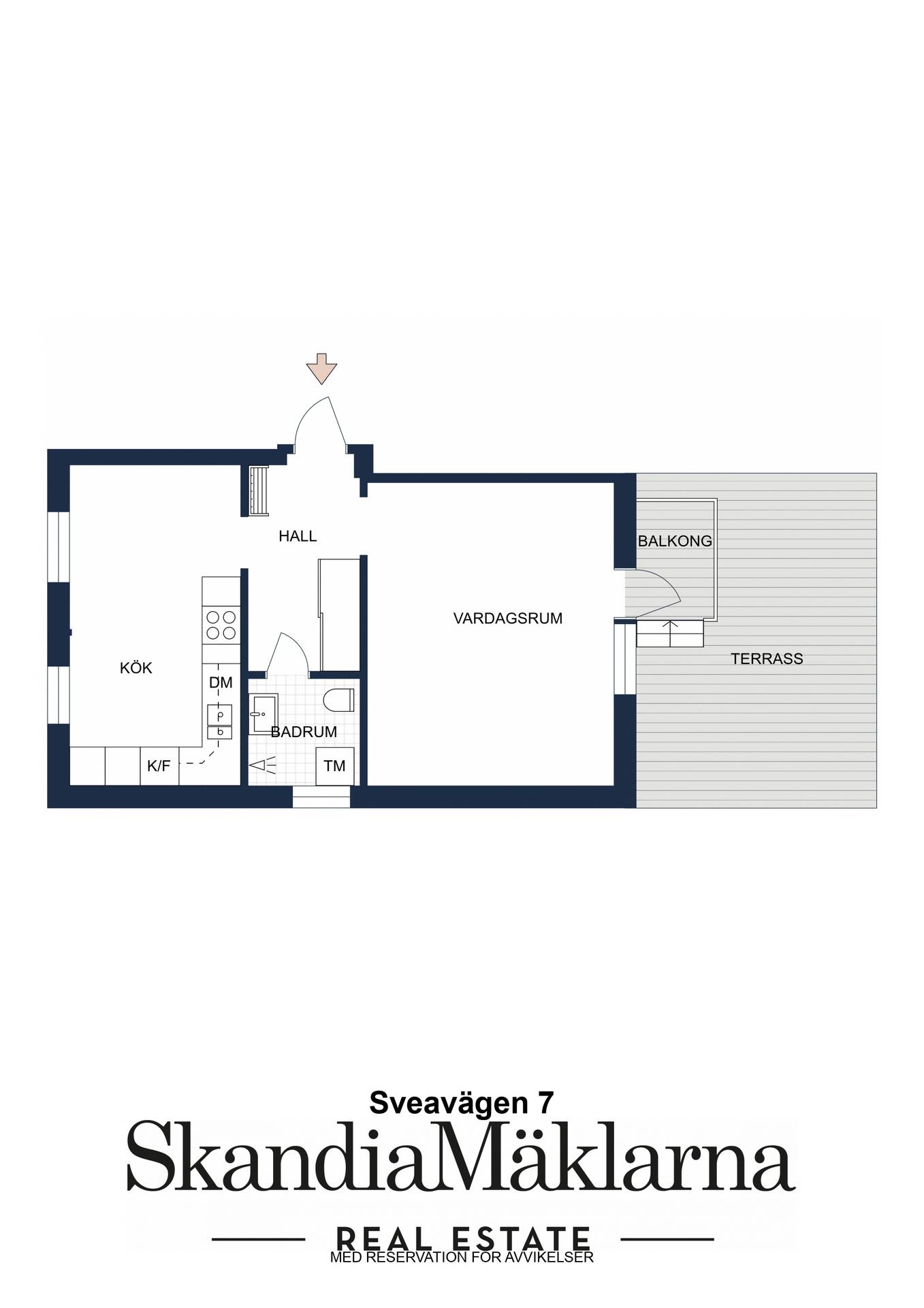 1 rum Lägenhet på Sveavägen 7 Centralt / Barrsätra Sandvikens kommun - bild 25